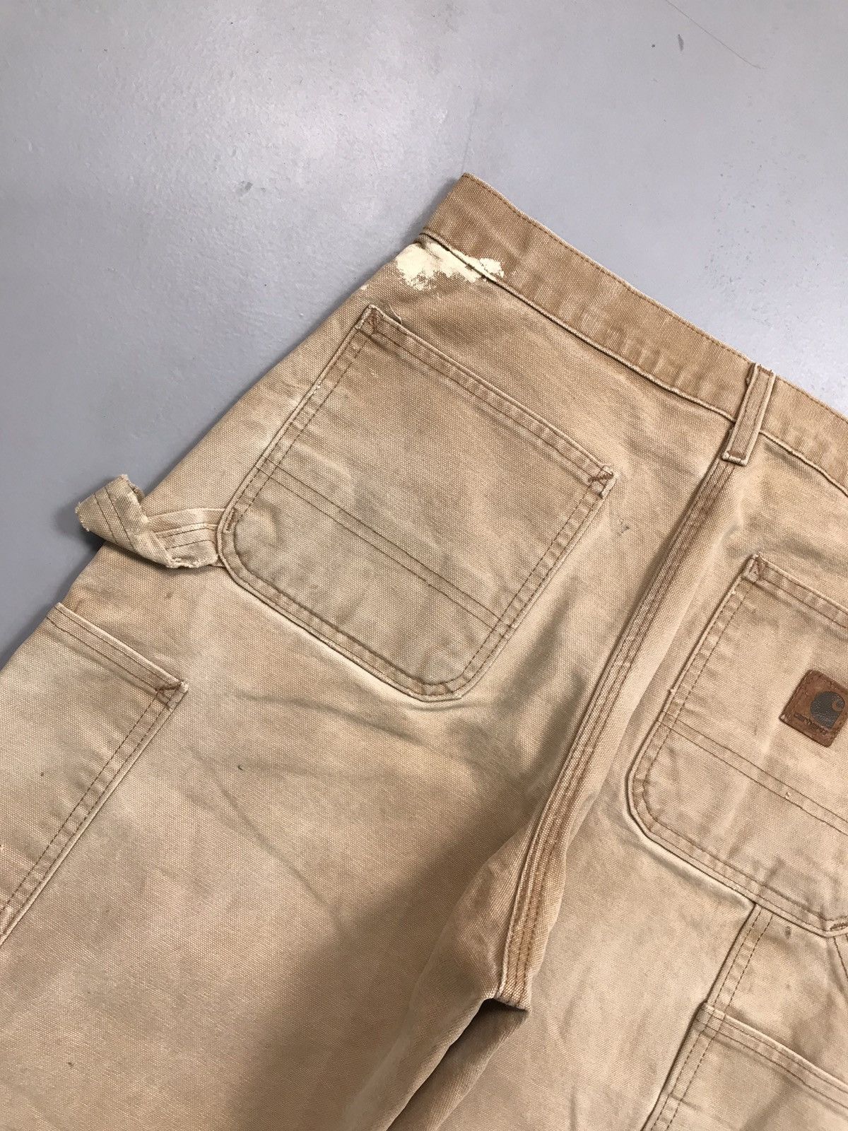 Carhartt Vintage Carhartt B11 BRN carpenter workwear denim Size US 32 / EU 48 - 13 Thumbnail