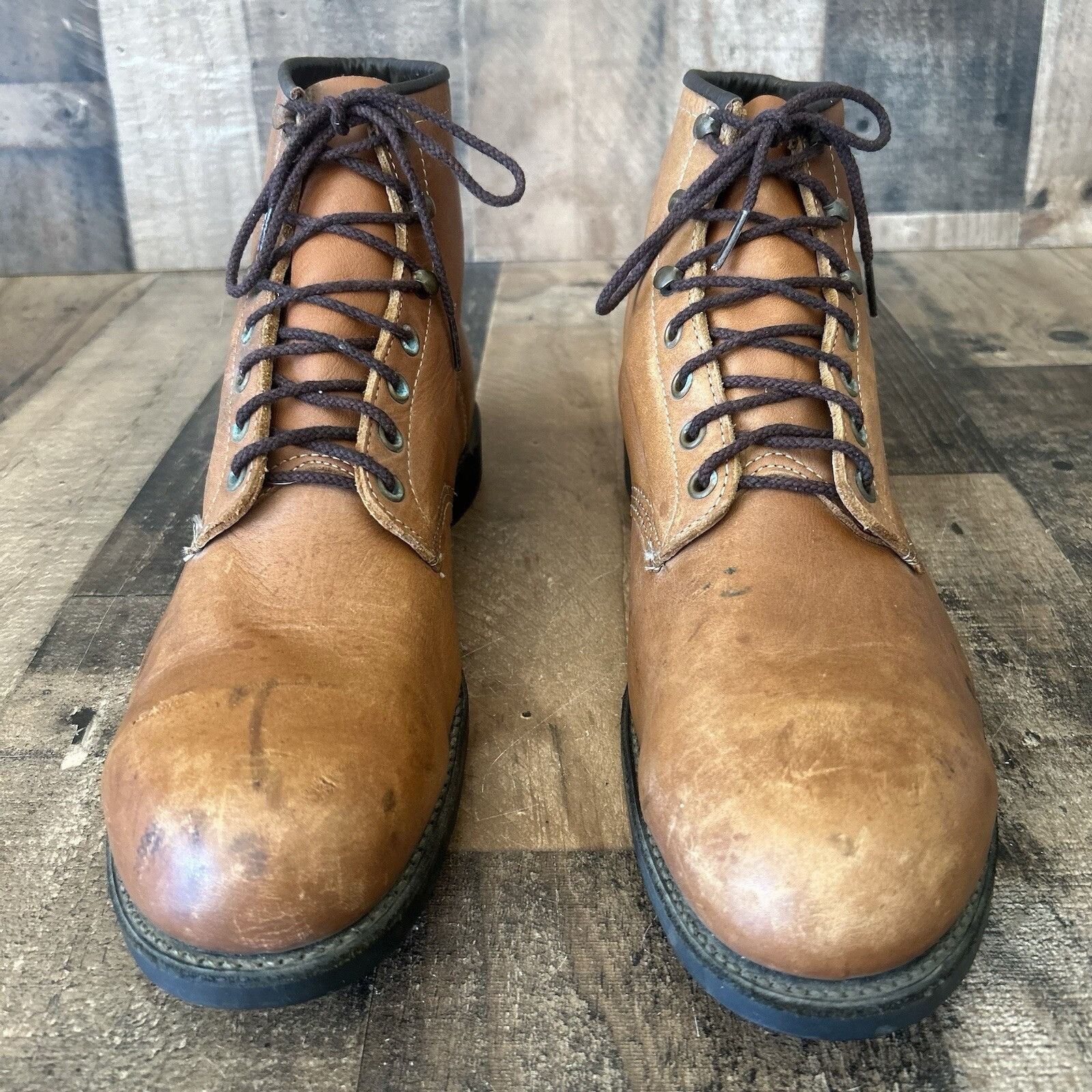 Chippewa Chippewa Vintage Steel Toe Brown Ankle Work Boots Mens 12 Size US 12 / EU 45 - 6 Thumbnail