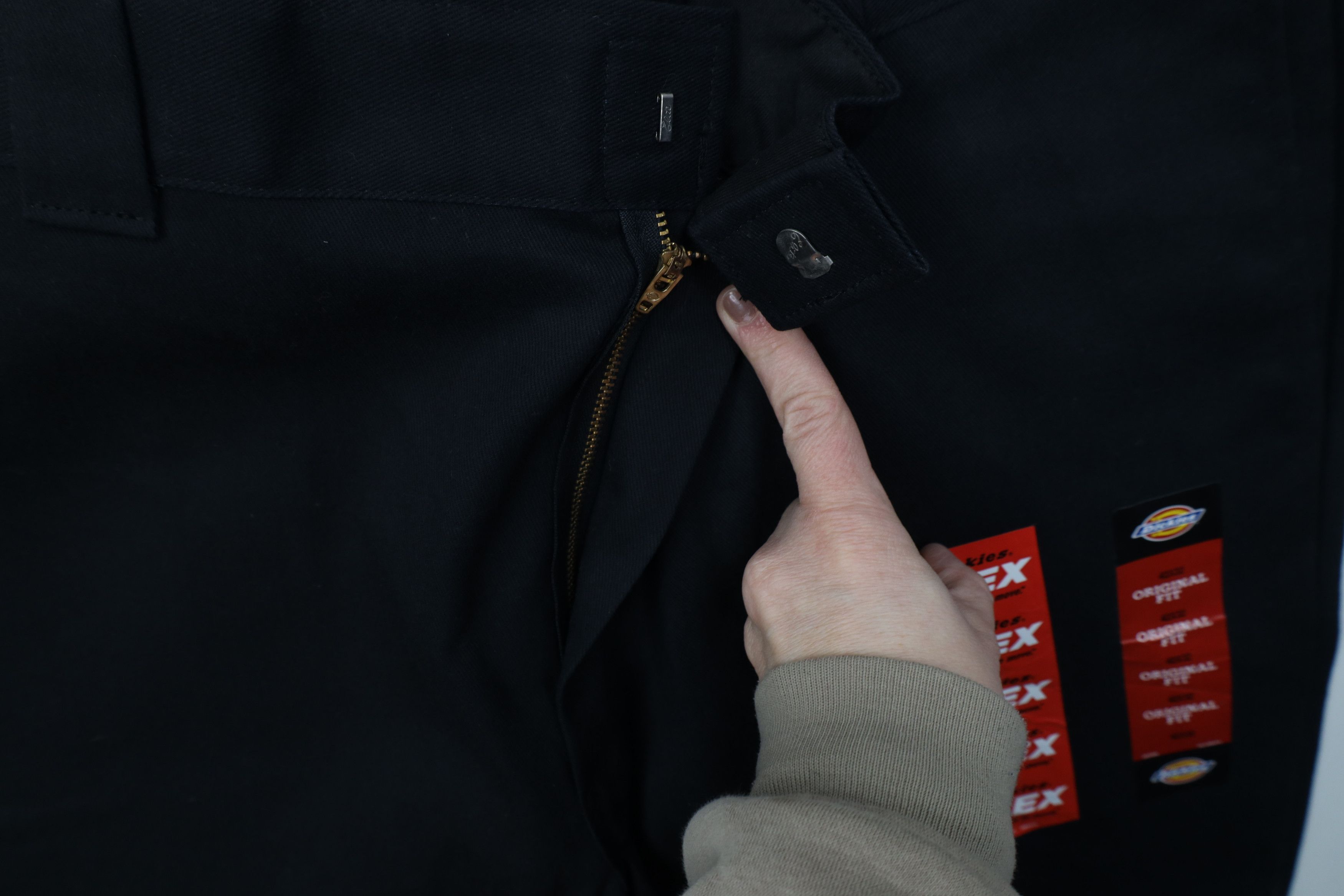 Dickies Deadstock Vintage Y2K Dickies Wide Leg Dungaree Pants Black Size US 42 / EU 58 - 7 Thumbnail