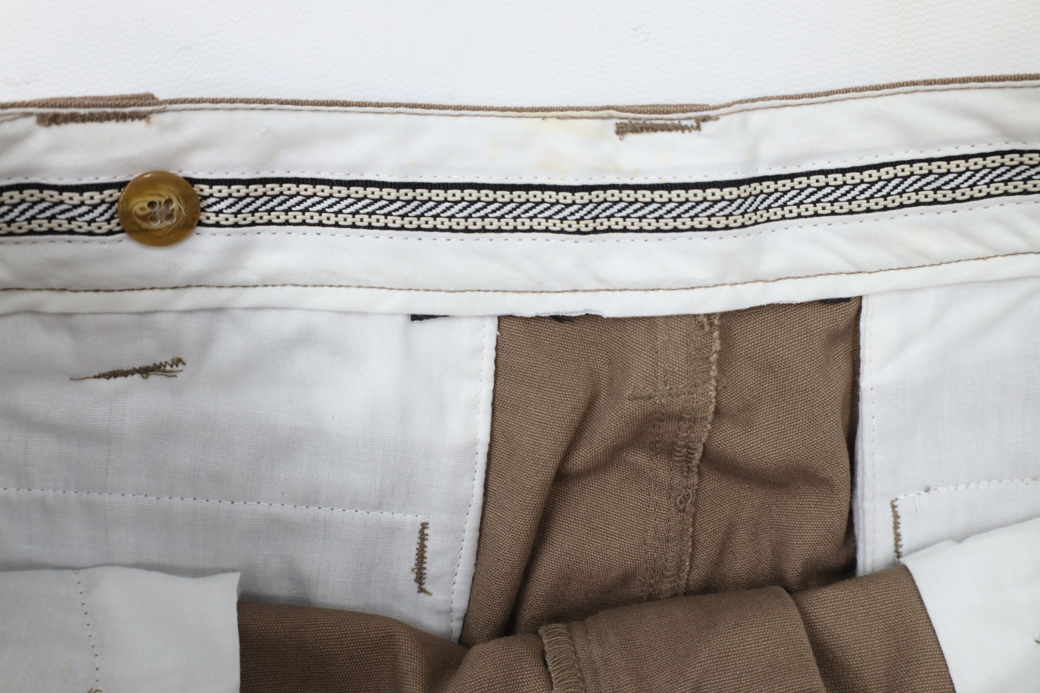 Vintage Vintage 90s Streetwear Birding Field Brush Pants Beige Brown Size US 30 / EU 46 - 6 Thumbnail
