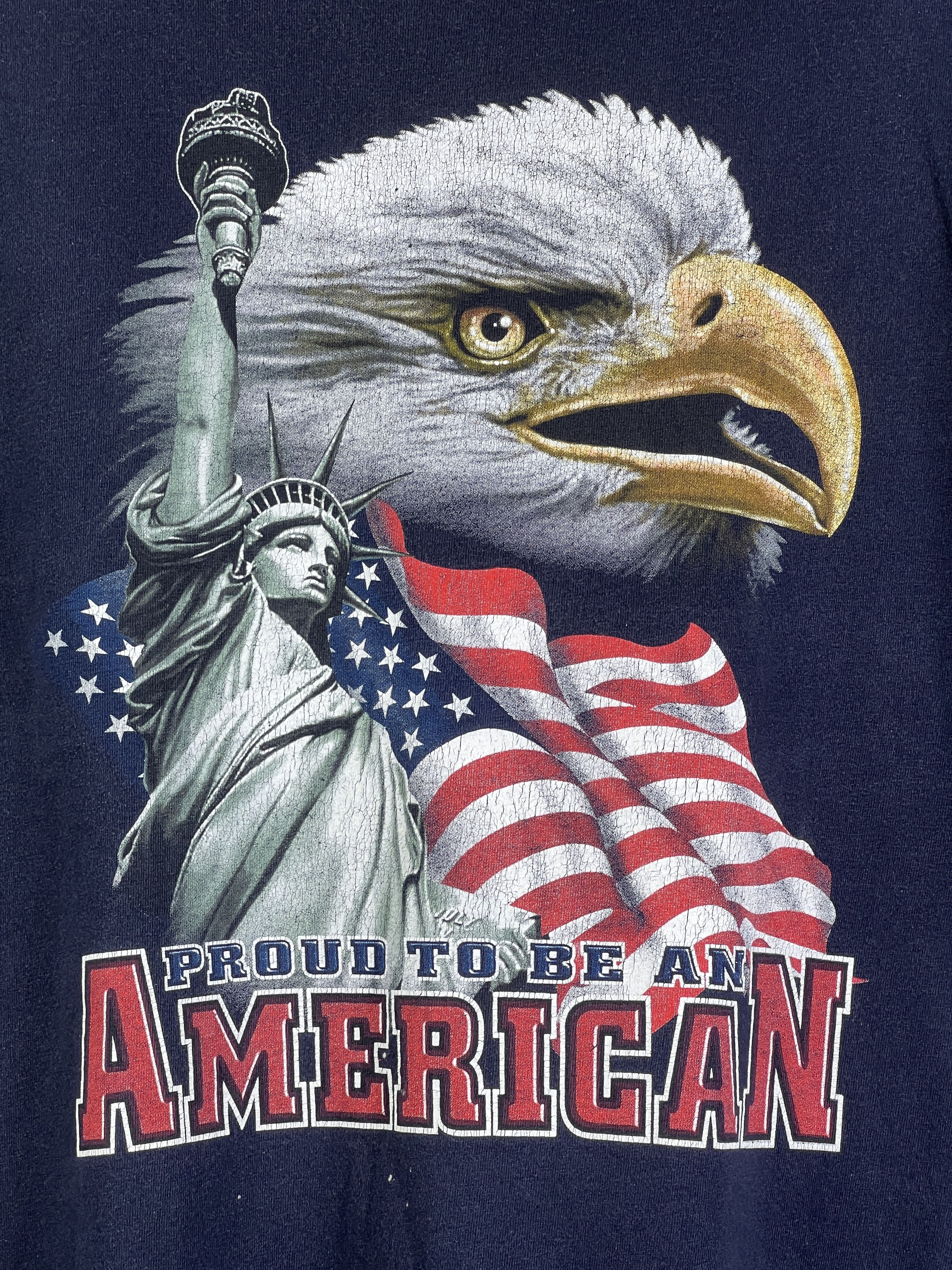 Vintage No.5172 Vintage American Eagle Graphic Tee (XXL) Size US XXL / EU 58 / 5 - 2 Thumbnail