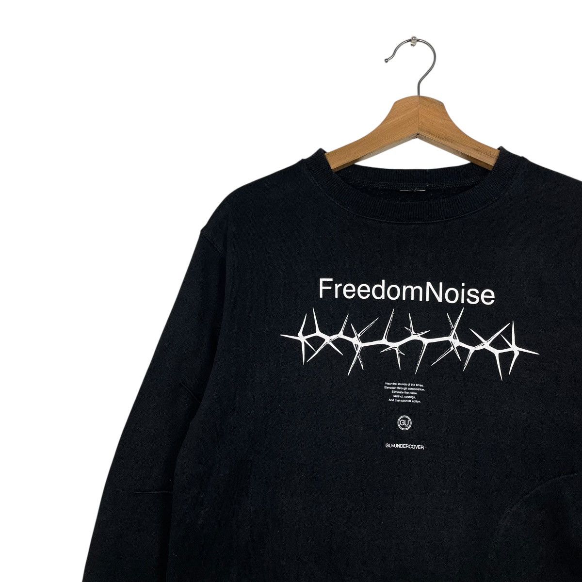 GU × Undercover GU Undercover Freedom Noise Sweatshirt Size US XS / EU 42 / 0 - 6 Thumbnail