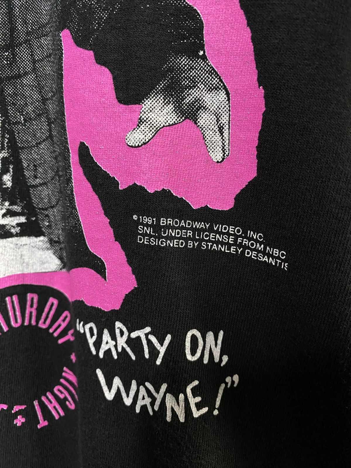 Band Tees Vintage 90’s Wayne’s World Movie Promo Tee Shirt XLarge Size US XL / EU 56 / 4 - 3 Thumbnail