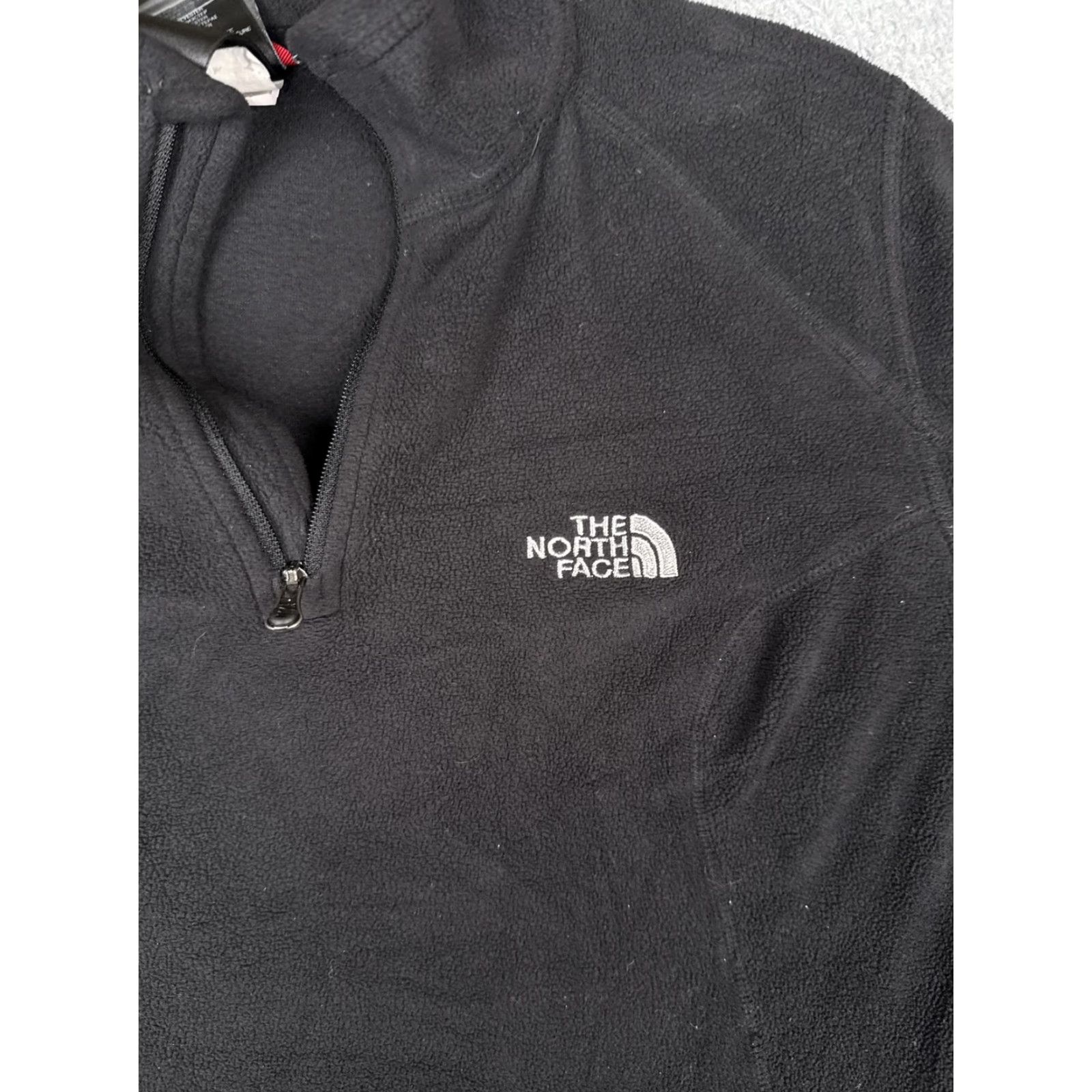 The North Face The North Face Fleece Pullover Womens Small Black 1/4 Zip Mock Neck Hiking Top Size S / US 4 / IT 40 - 6 Thumbnail