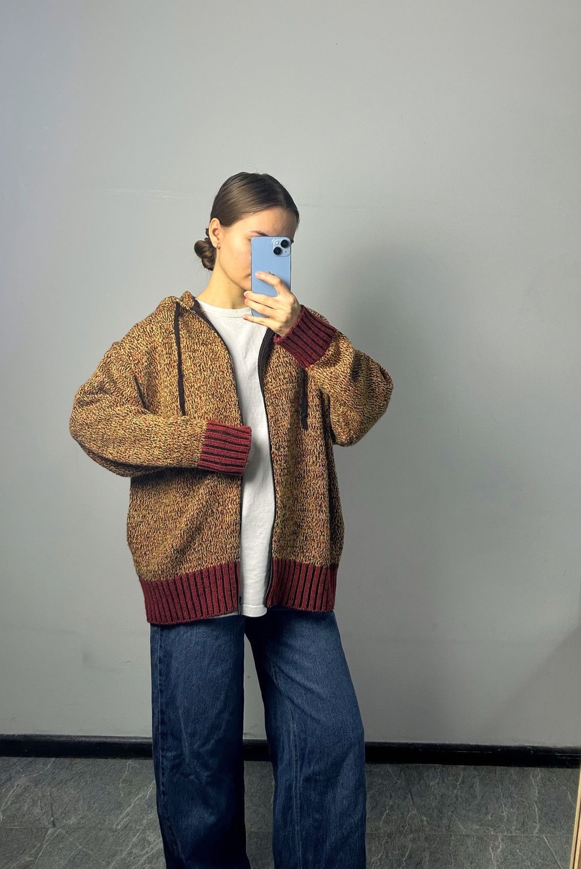 Marni × Uniqlo Knit hoodie Marni Uniqlo brown vintage zip small Size US S / EU 44-46 / 1 - 3 Thumbnail