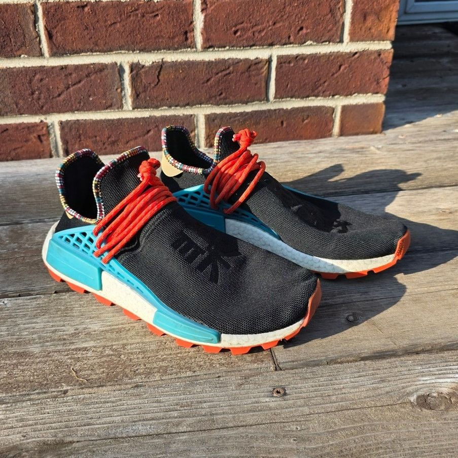 Adidas × Pharrell Adidas Human Race Pharrell NMD "Inspiration Pack Black" Size US 10 / EU 43 - 1 Thumbnail