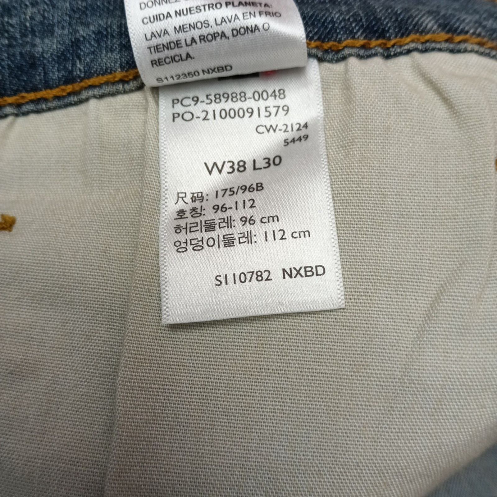 Levi's Signature By Levi Straight Jeans Men's 38x30 Blue Comfort Size US 38 / EU 54 - 7 Thumbnail