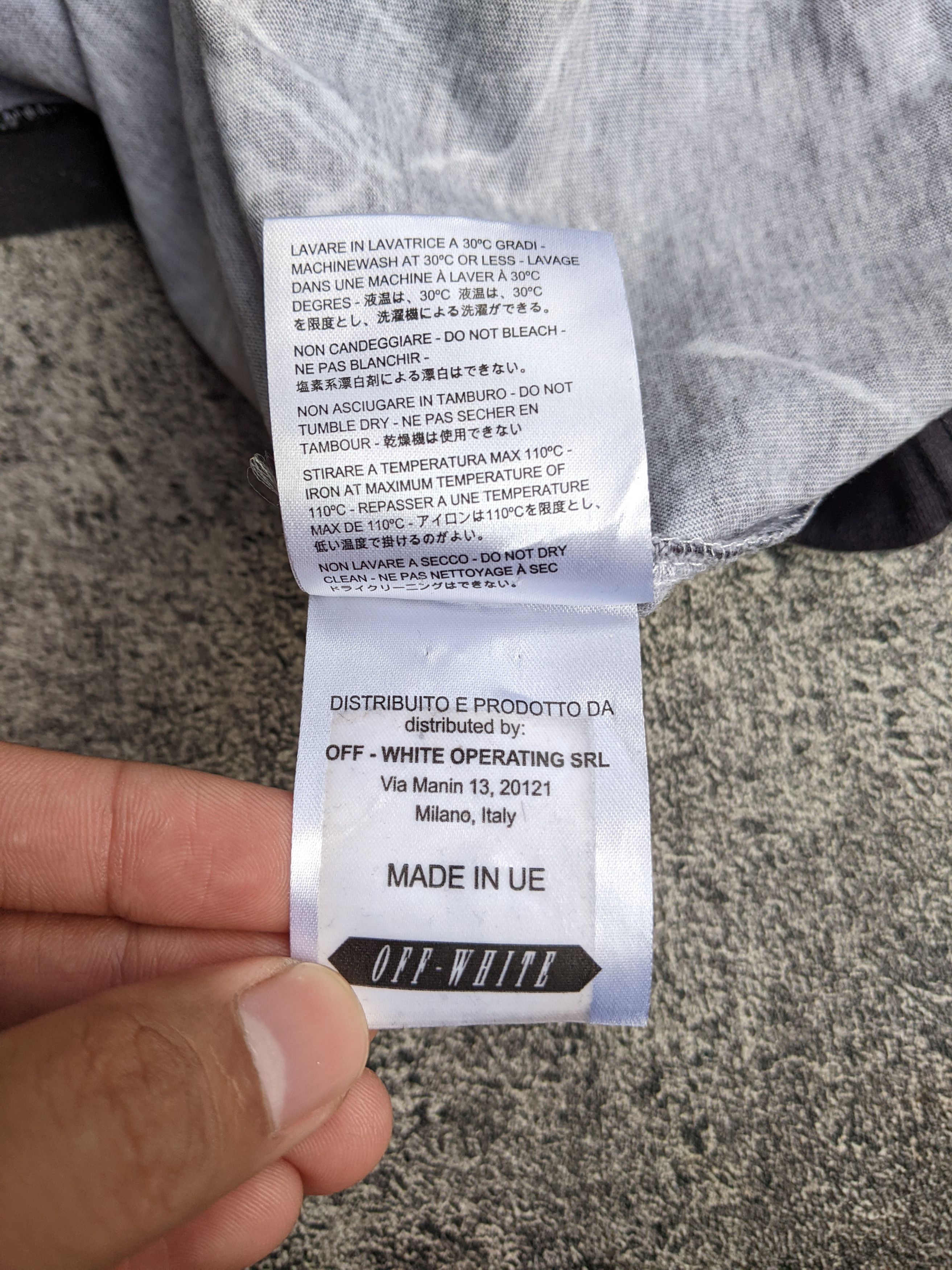 Off-White Off White Marble Caravaggio Size US S / EU 44-46 / 1 - 6 Thumbnail