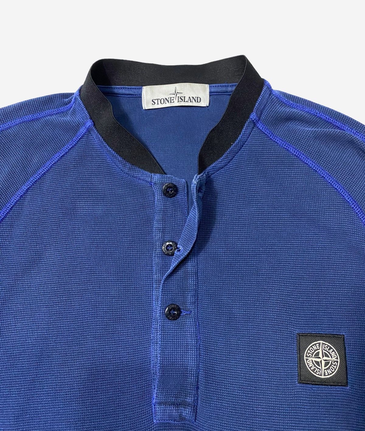 Stone Island STONE ISLAND LONGSLEEVE GARMENT DYED POLO SHIRT Size US L / EU 52-54 / 3 - 4 Thumbnail
