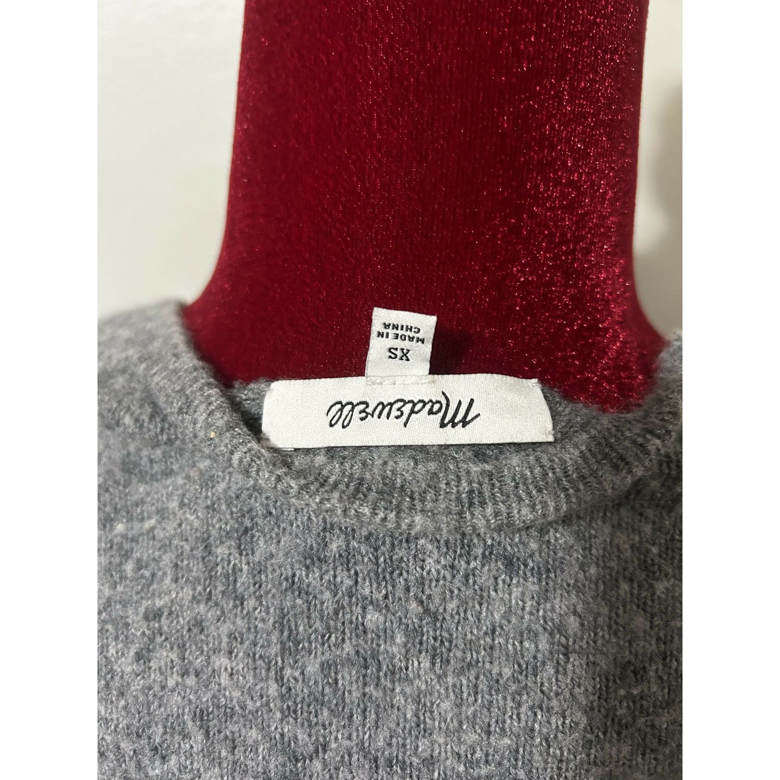 Madewell Madewell Gray Wool Blend Long Sleeve Open Front Cardigan Size XS / US 0-2 / IT 36-38 - 5 Thumbnail