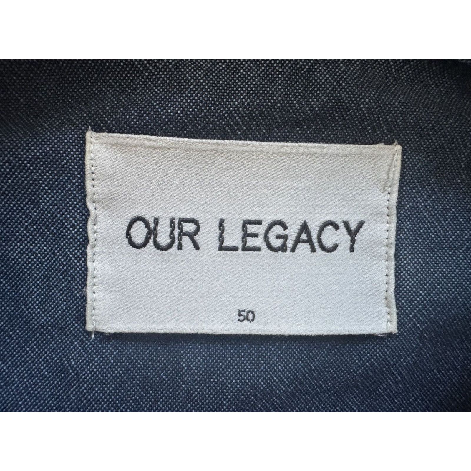 Our Legacy Our Legacy Linen Denim Oxford Shirt Size US M / EU 48-50 / 2 - 4 Thumbnail