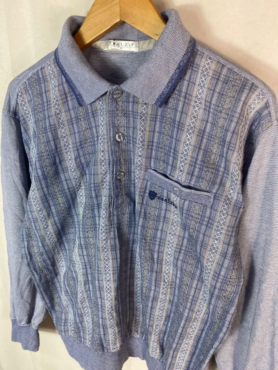 Japanese Brand × Vintage Vintage zealzip single pocket polos shirt Size US M / EU 48-50 / 2 - 4 Thumbnail