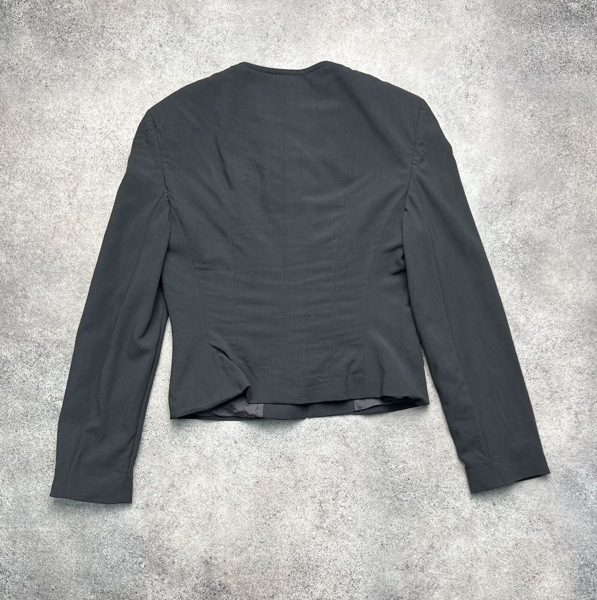 Giorgio Armani × Vintage Giorgio Armani 90s vintage cropped blazer jacket Size S / US 4 / IT 40 - 8 Thumbnail
