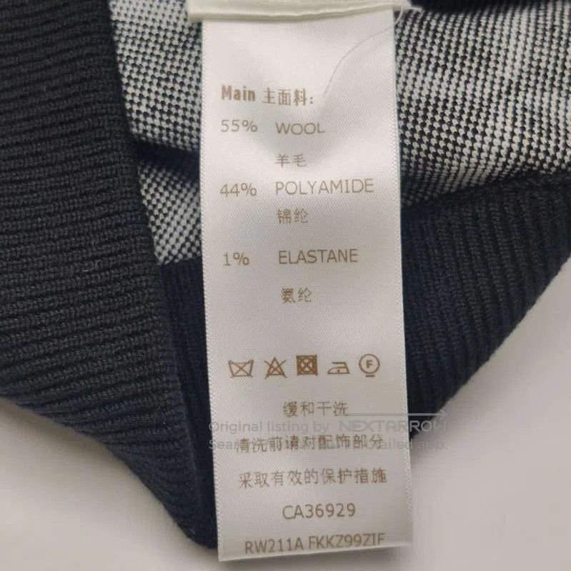 Louis Vuitton Louis Vuitton Wool Blend 1854 Monogram Skirt. Size US 26 / EU 42 - 7 Thumbnail