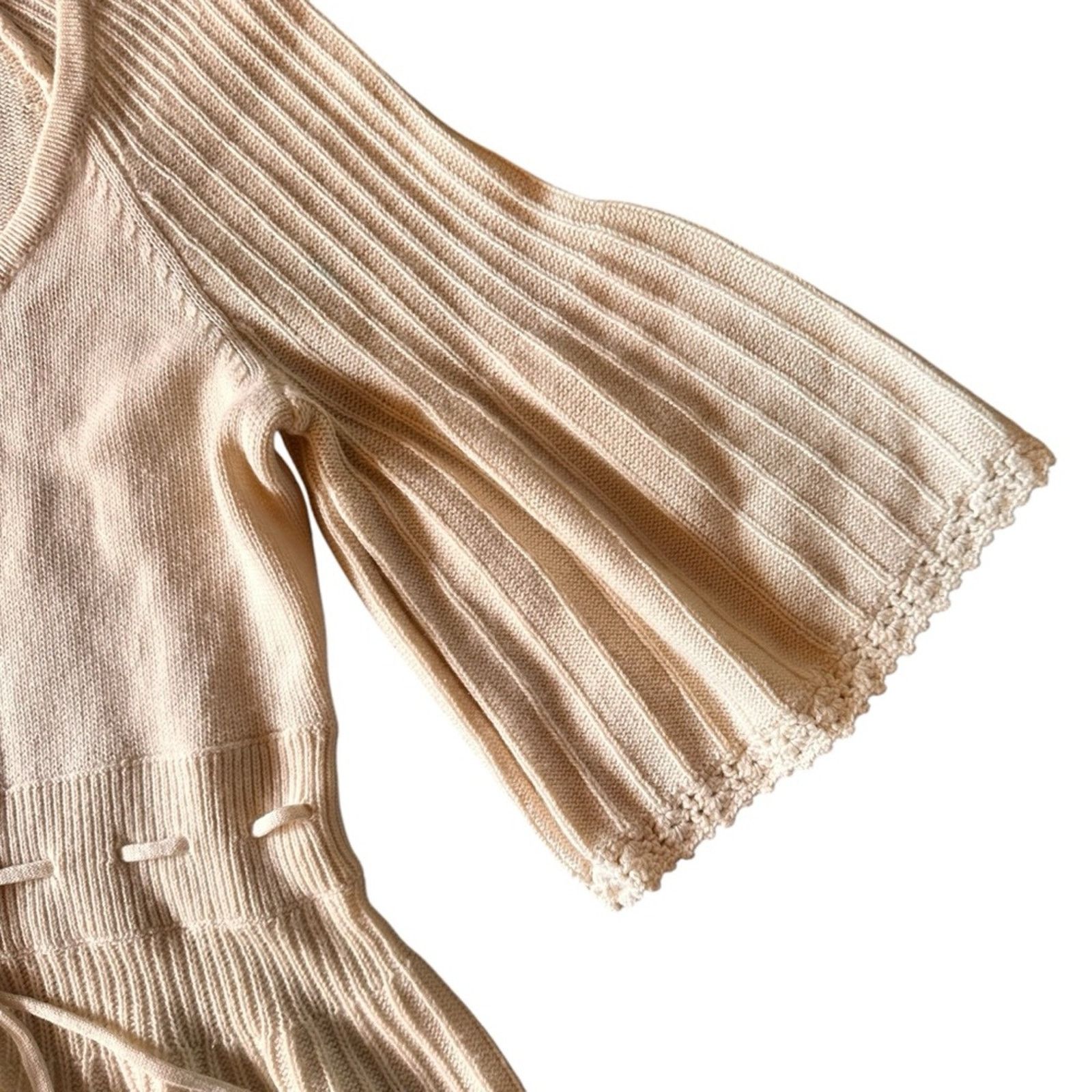Juicy Couture Juicy Couture Wool Cashmere Blend Cardigan – Cream – Size M Size M / US 6-8 / IT 42-44 - 4 Thumbnail