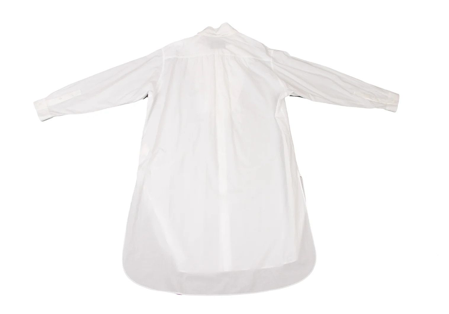 Yohji Yamamoto Yohji Yamamoto Cotton Asymmetrical Big Shirt White Size US S / EU 44-46 / 1 - 14 Thumbnail