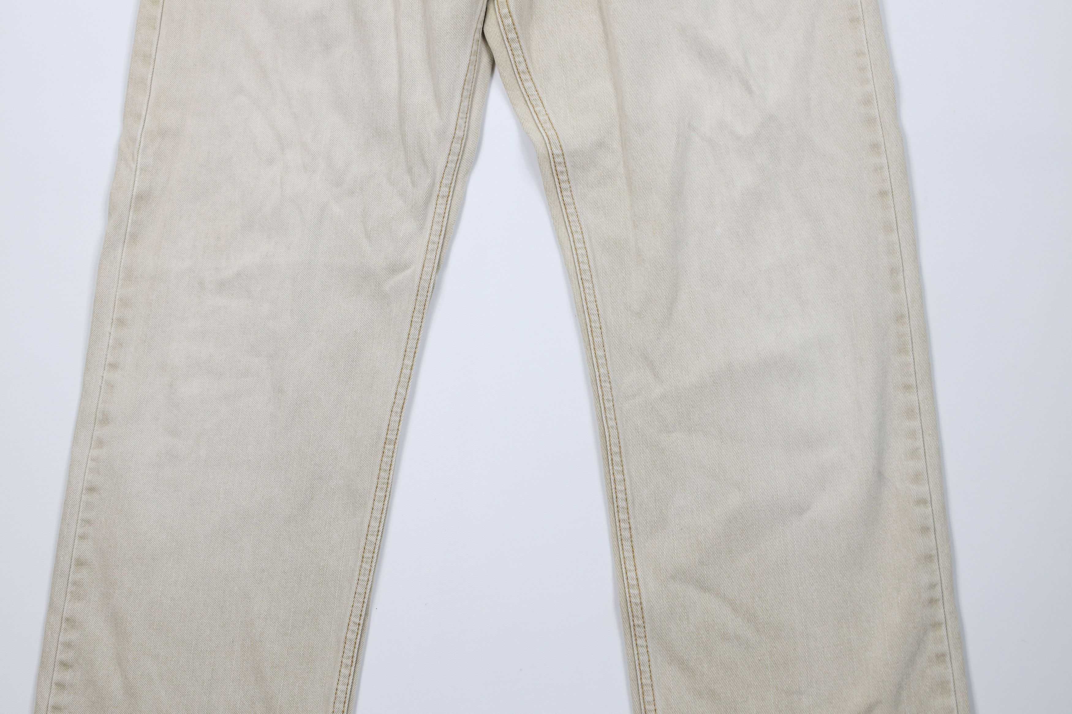 Levi's Vintage Y2K 2006 Levis 505 Regular Fit Denim Jeans Beige Size US 36 / EU 52 - 3 Thumbnail