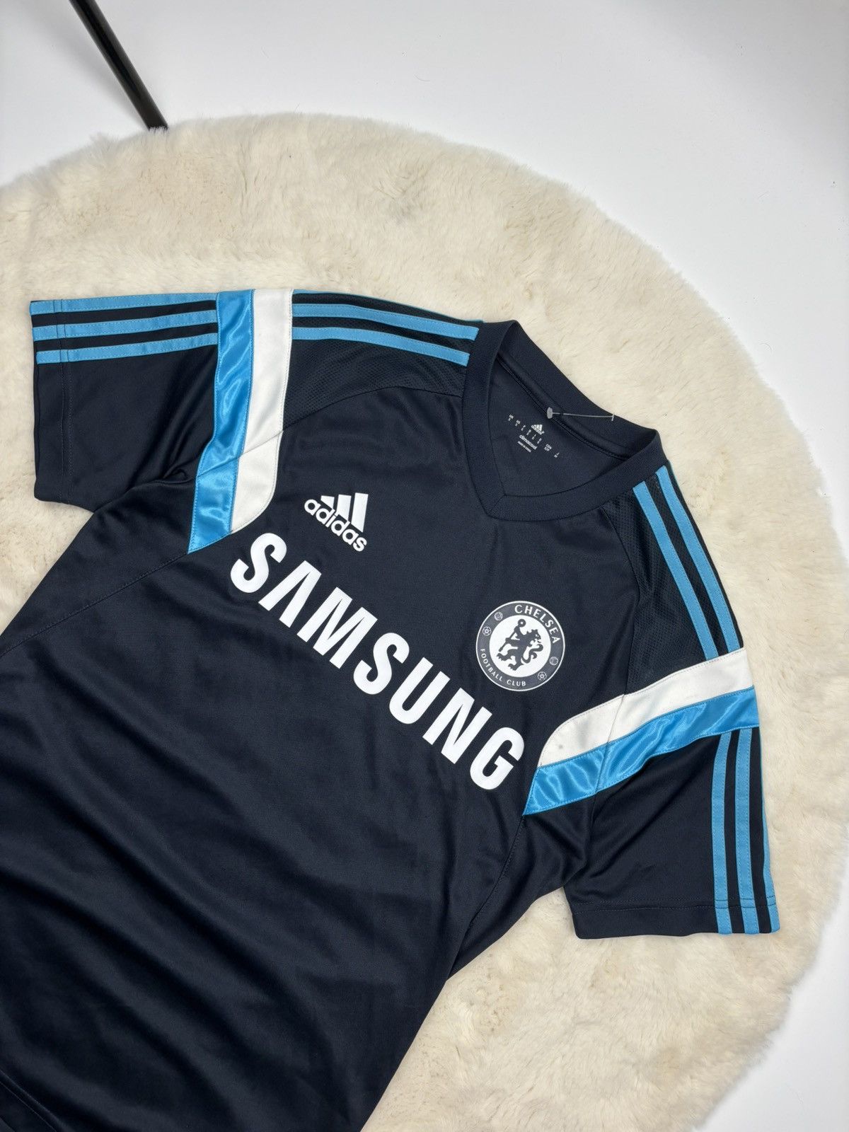 Adidas × Chelsea Soccer Adidas FC Chelsea 2014/15 Training Soccer Jersey Vintage Size US S / EU 44-46 / 1 - 2 Thumbnail
