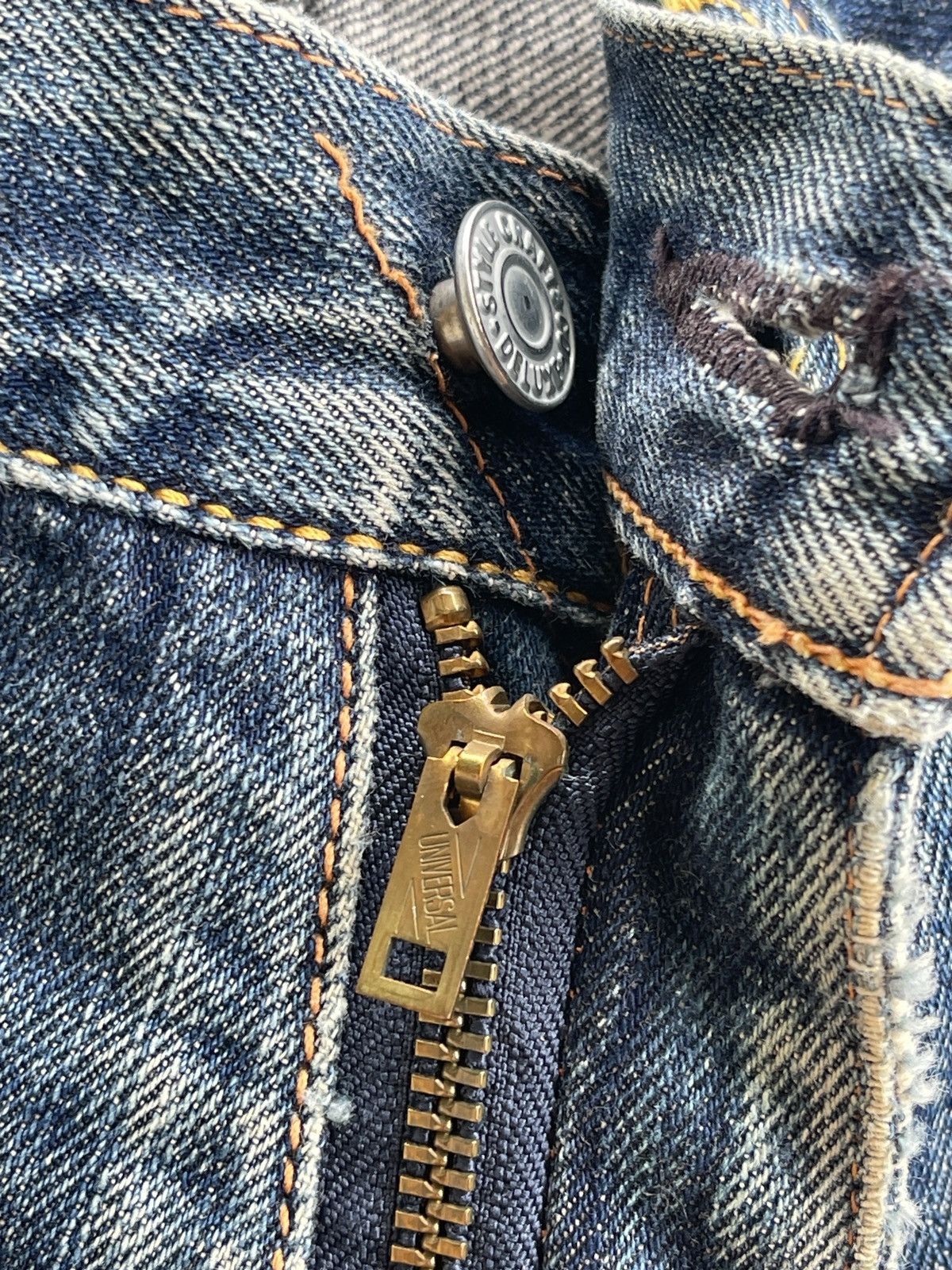 Evisu Vintage Evisu Daicock Distressed Selvedge Denim Size US 32 / EU 48 - 16 Thumbnail