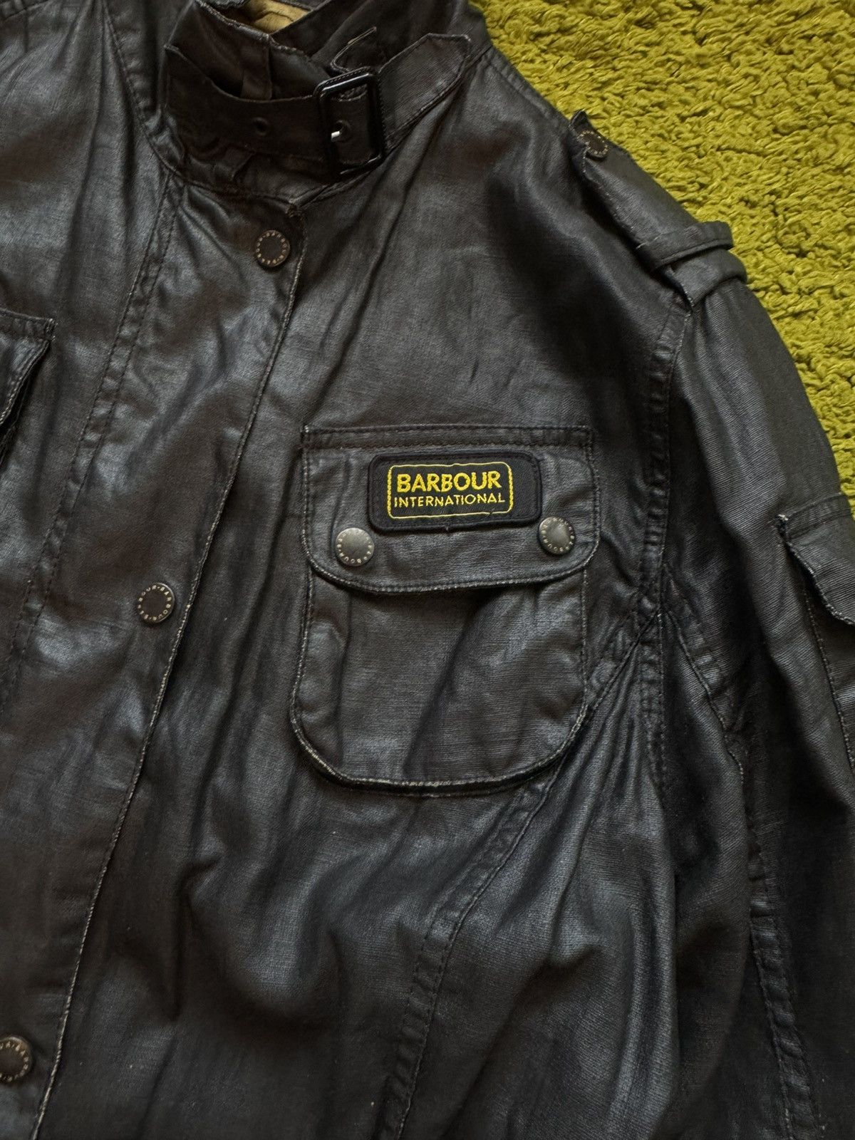Barbour Barbour International duralinen waxed belted jacket Size XL / US 12-14 / IT 48-50 - 7 Thumbnail
