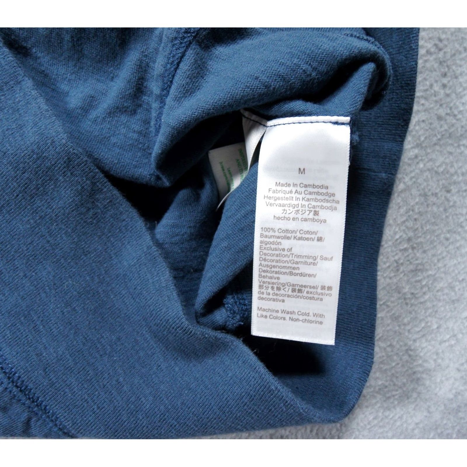 J.Crew J.CREW Sweater Mens Medium Blue Hoodie Striped Slub Cotton Yarns Pullover Adult Shirt Size US M / EU 48-50 / 2 - 6 Thumbnail