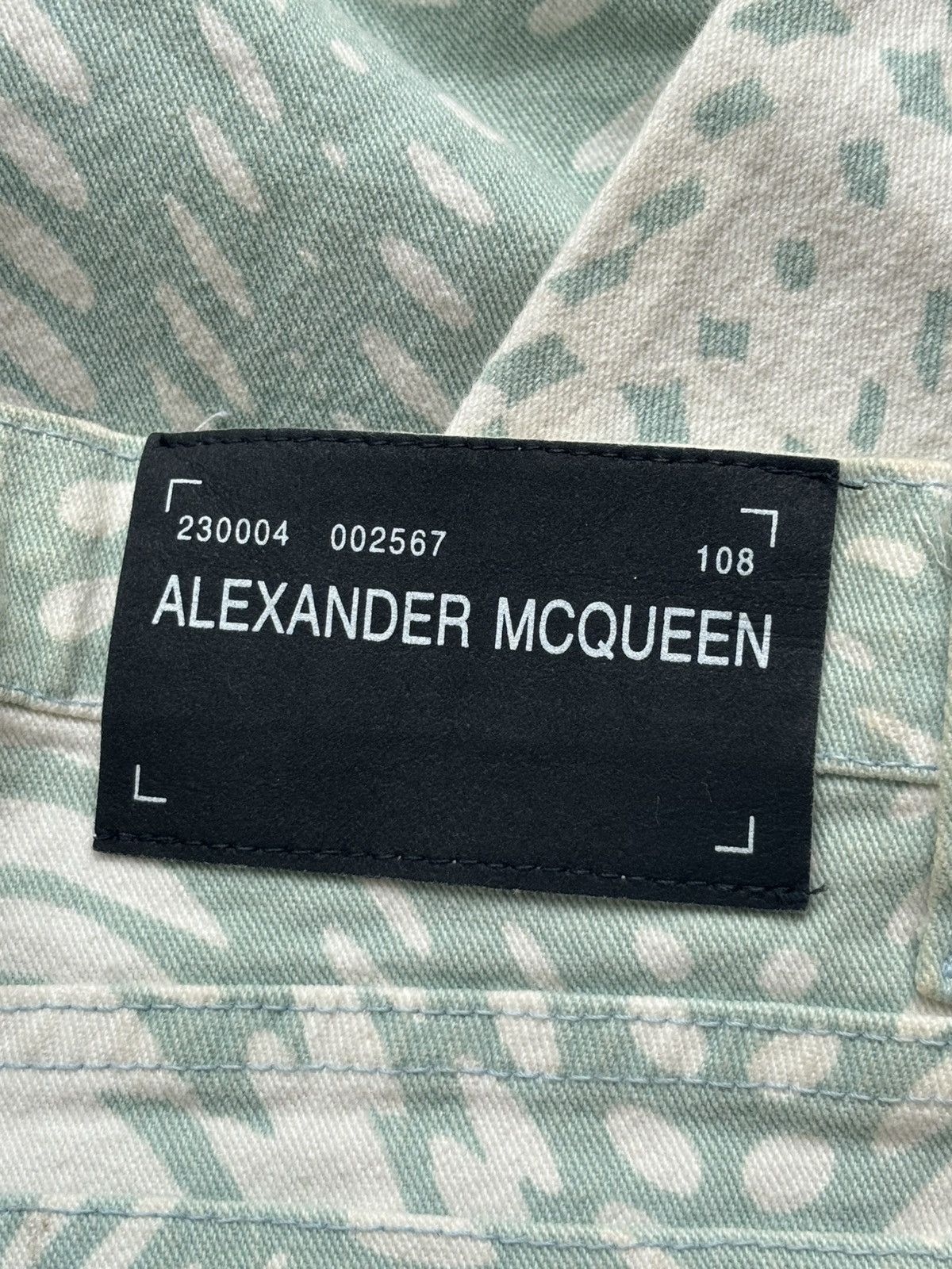 Alexander McQueen SS96 ‘The Hunger’ Optical Illusion Flare Pants Size 29" - 5 Thumbnail