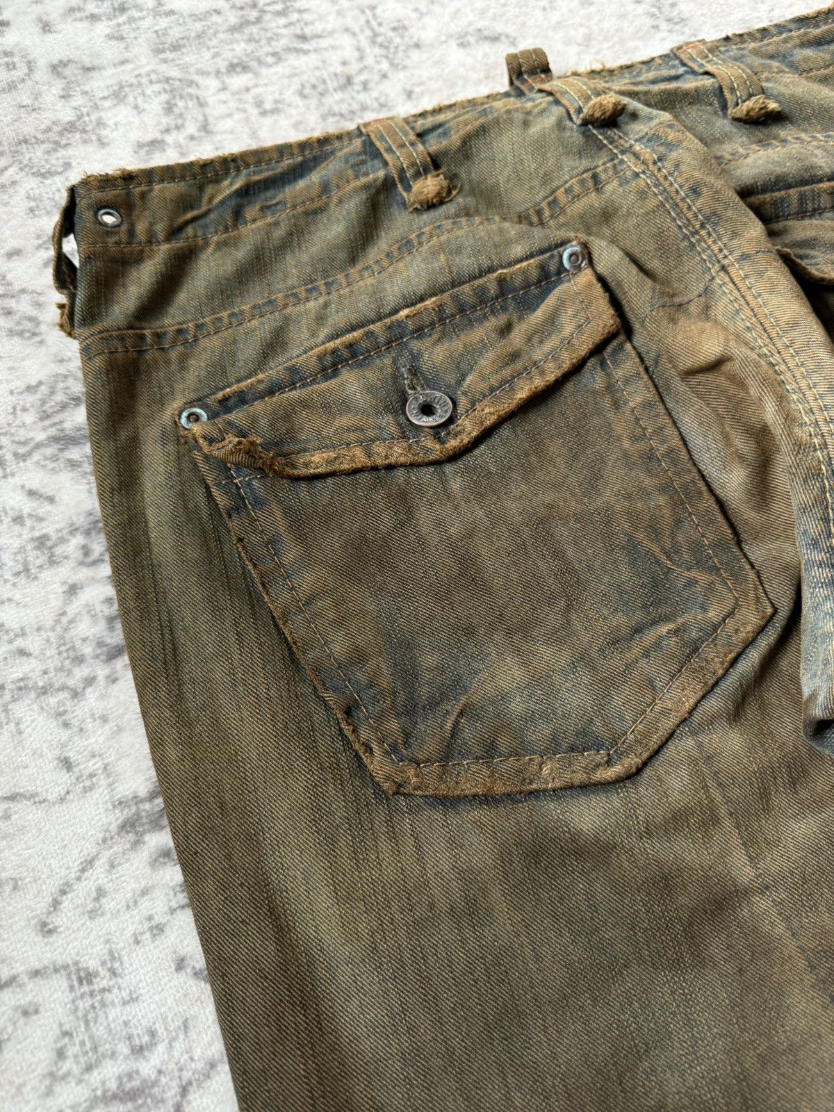 Edwin Edwin XV OG Bush Pocket Mud Wash Work Wear Style Jeans Size US 34 / EU 50 - 13 Thumbnail
