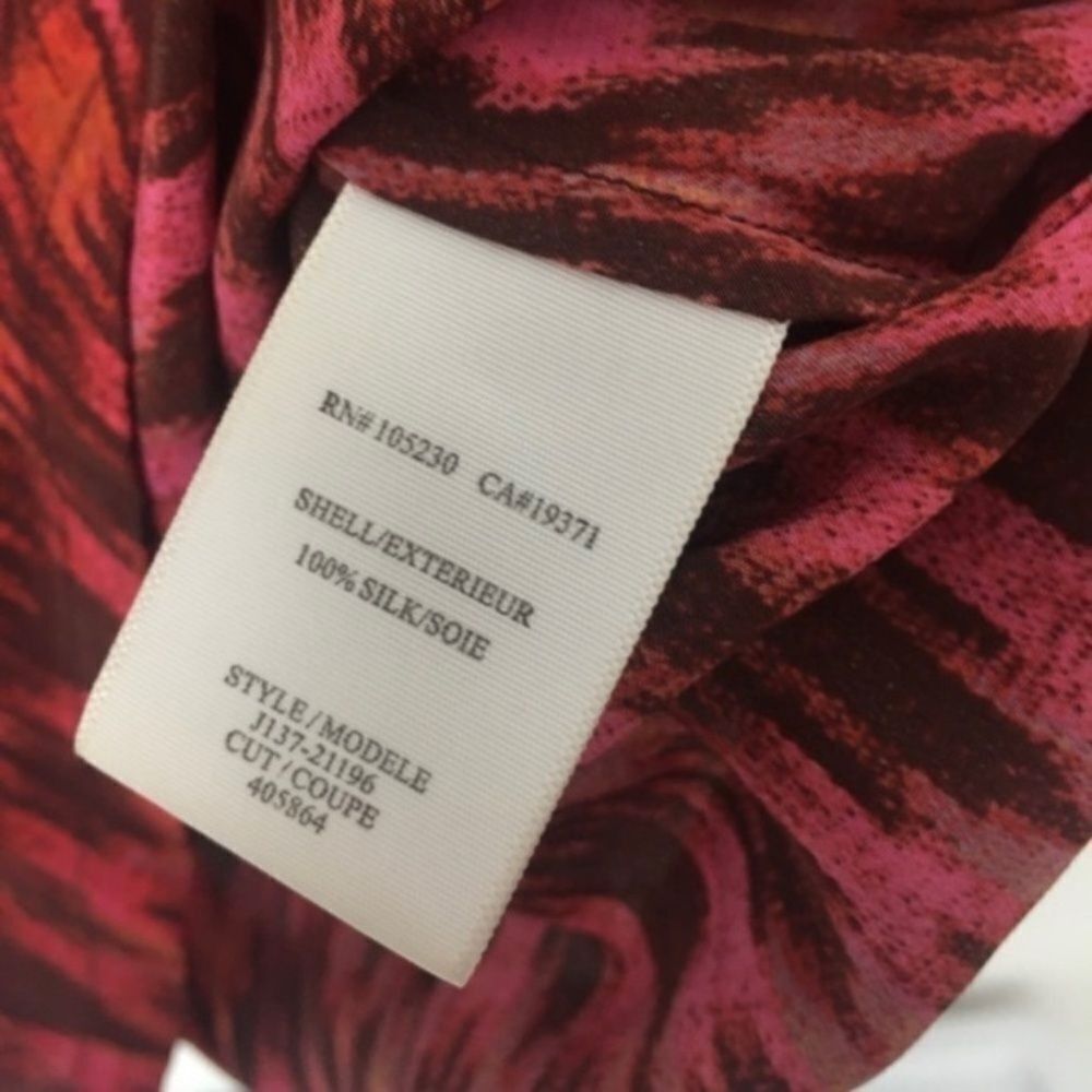 Joie Joie Red Silk Racerback Tank Top Women’s Size Small 100% Sil Size S / US 4 / IT 40 - 5 Thumbnail