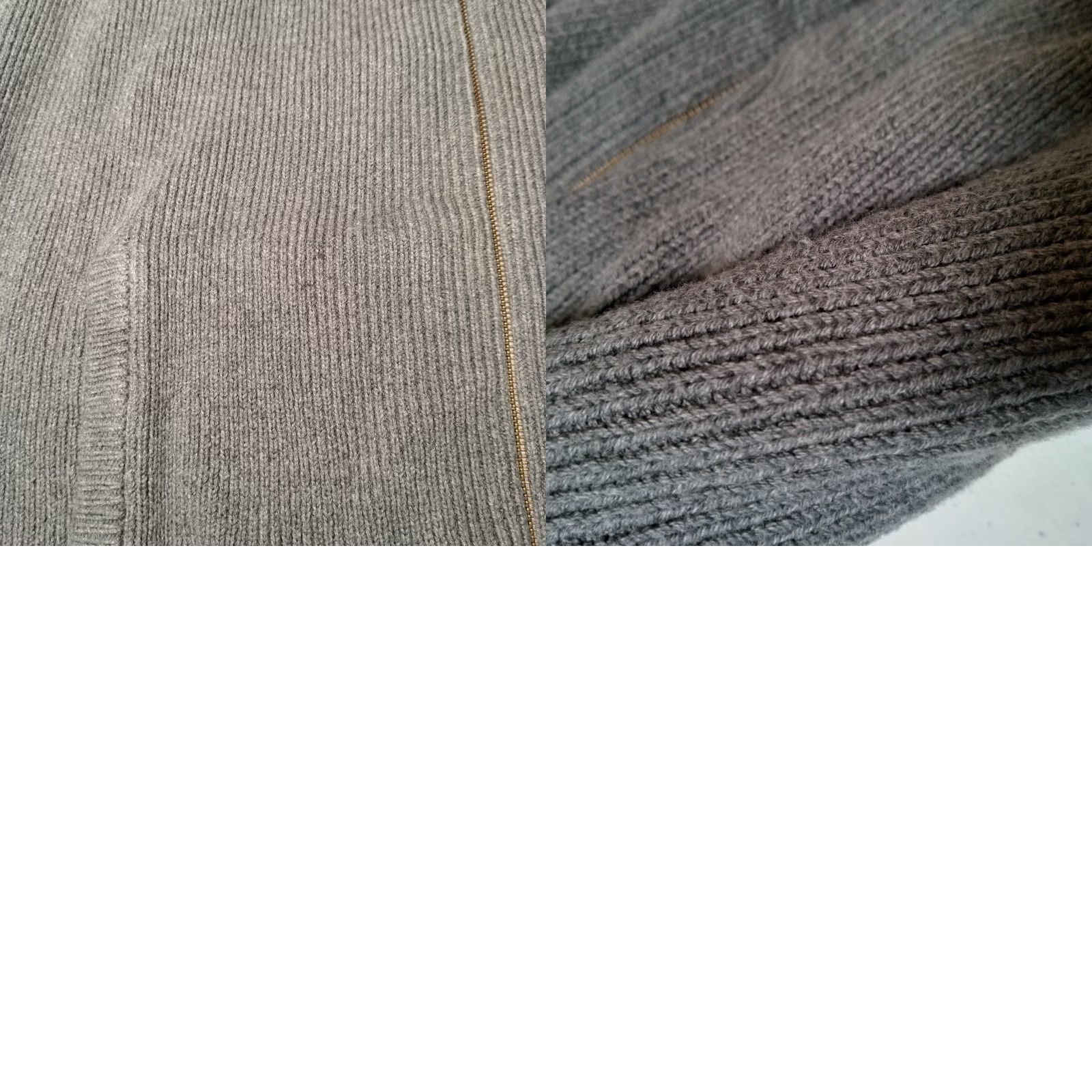 Vintage VINTAGE LL Bean Cardigan Sweater Men 2XL Gray Full Zip Mock Neck Classic Cotton Knit Size US XXL / EU 58 / 5 - 10 Thumbnail