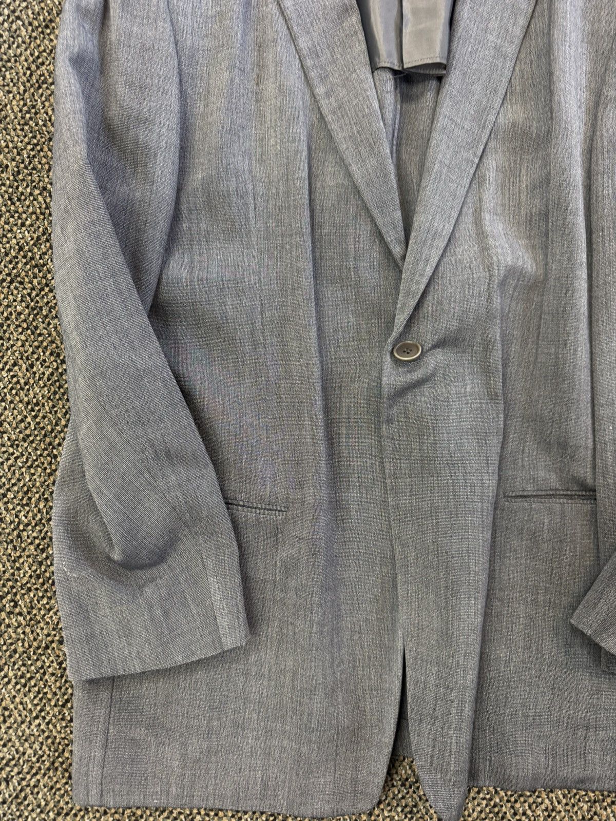 Black Label × Giorgio Armani Giorgio ARMANI Black Label Wool Silk Blend Jacket Size 40R - 7 Thumbnail
