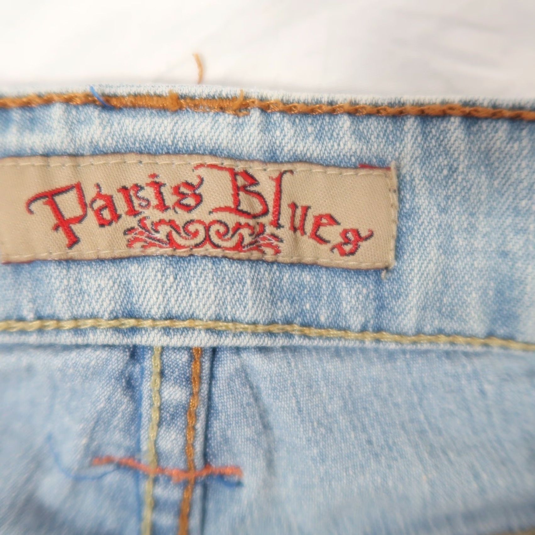 Vintage VINTAGE Paris Blues Jeans Bootcut Womens 3 Light Wash Low Rise 31in Inseam Flare Y2K Blues Size 26" / US 2 / IT 38 - 4 Thumbnail