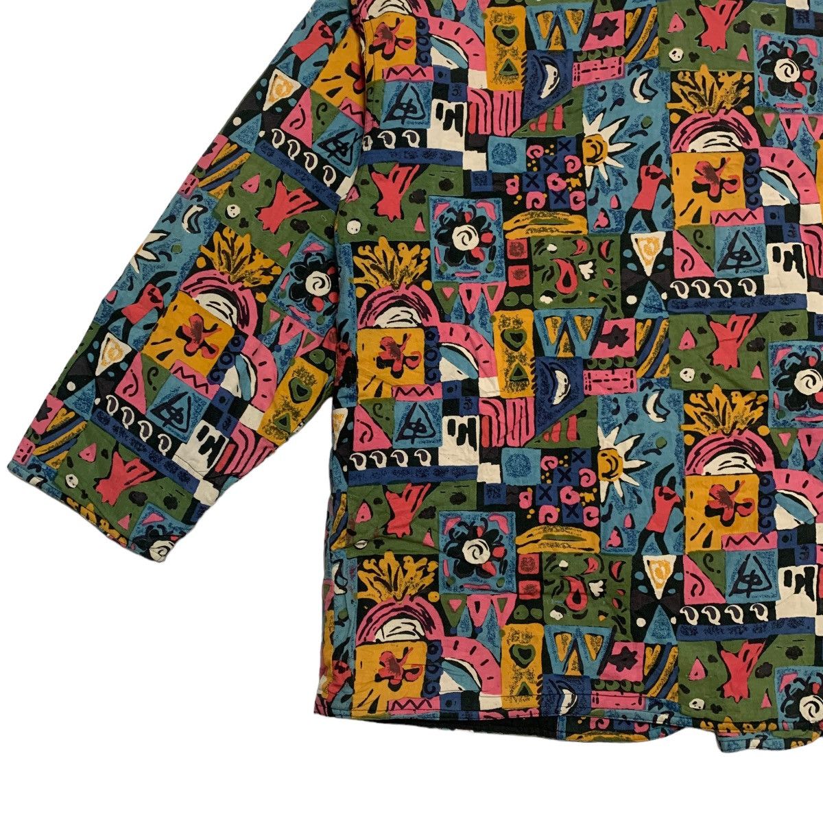 Japanese Brand Japanese Brand Nice Design Multicolor Fullprint Jacket Size US L / EU 52-54 / 3 - 8 Thumbnail