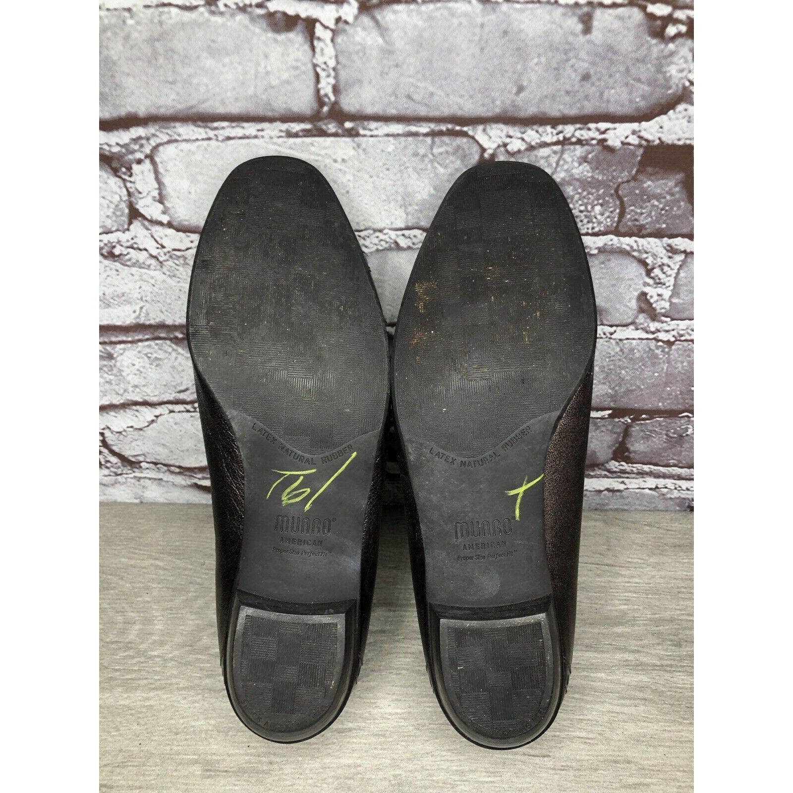 Other Munro Womens Morgan Brown Bronze Leather Kiltie Slip-On Flat Size US 8 / IT 38 - 18 Thumbnail