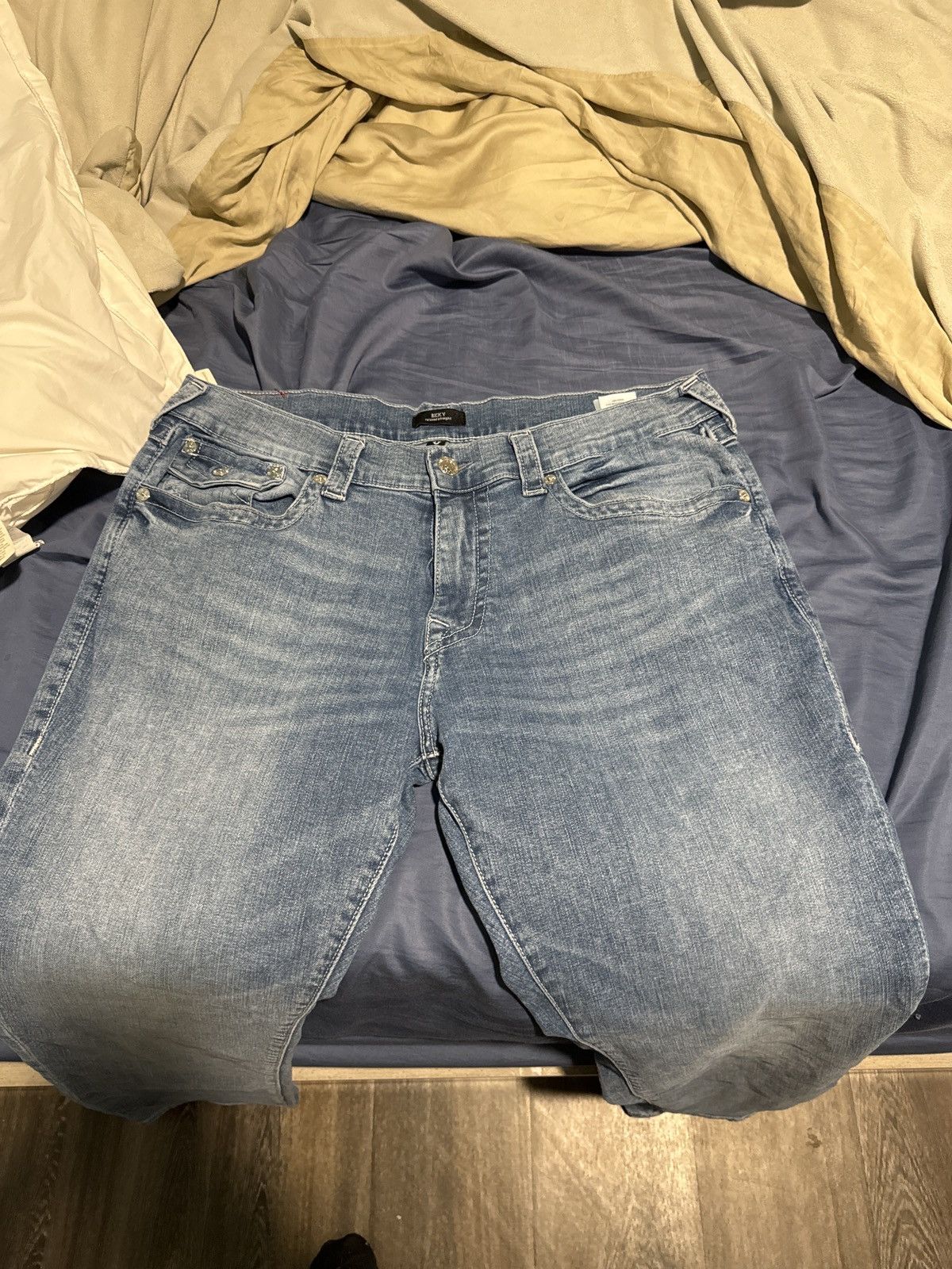 True Religion RICKY STRAIGHT JEAN Size US 38 / EU 54 - 2 Thumbnail