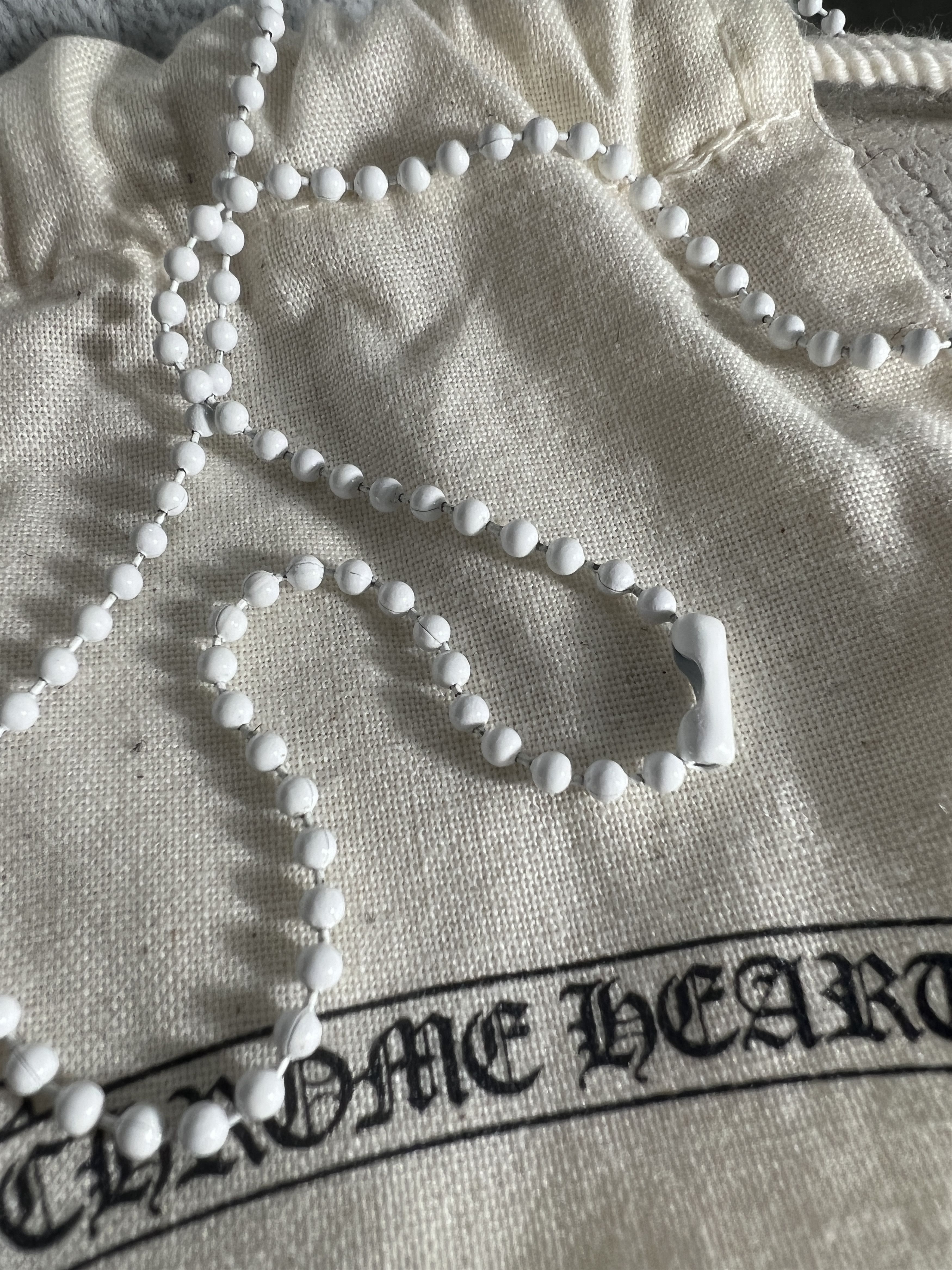Chrome Hearts Chrome Hearts White Cross Rubber Necklace 2019 Size ONE SIZE - 4 Thumbnail