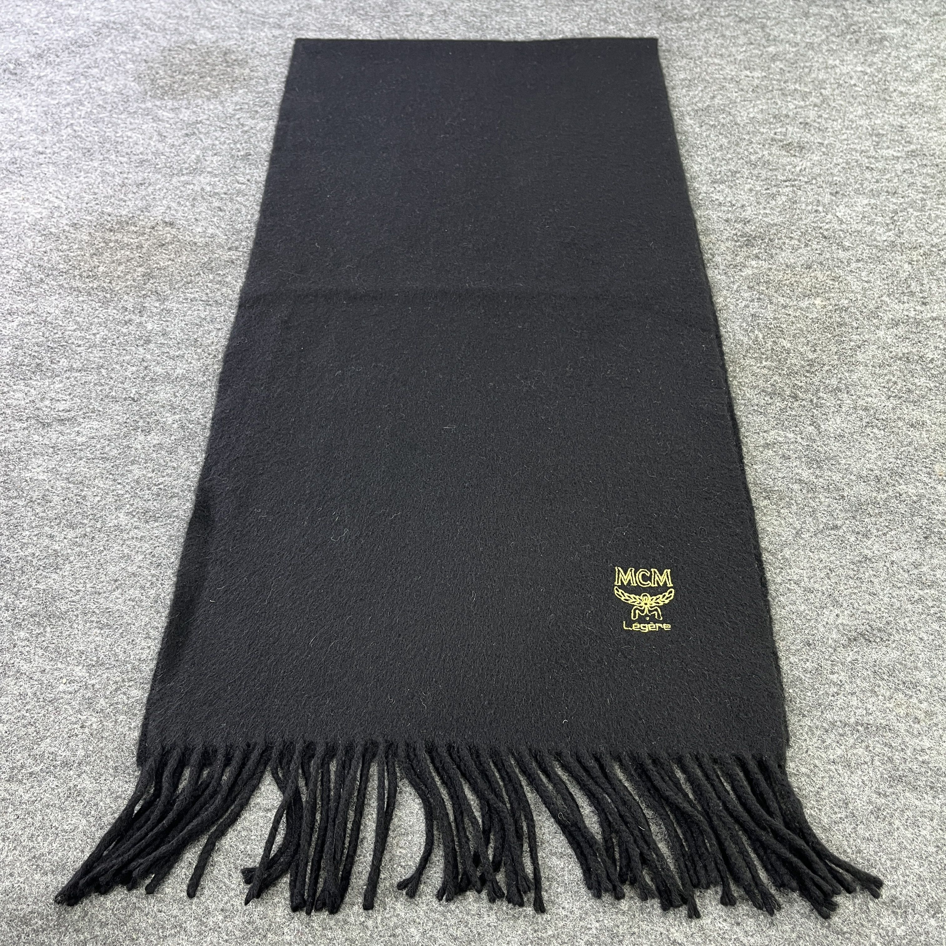MCM × Vintage MCM Plain Scarf / Muffler / Neckwear T756 Size ONE SIZE - 2 Thumbnail
