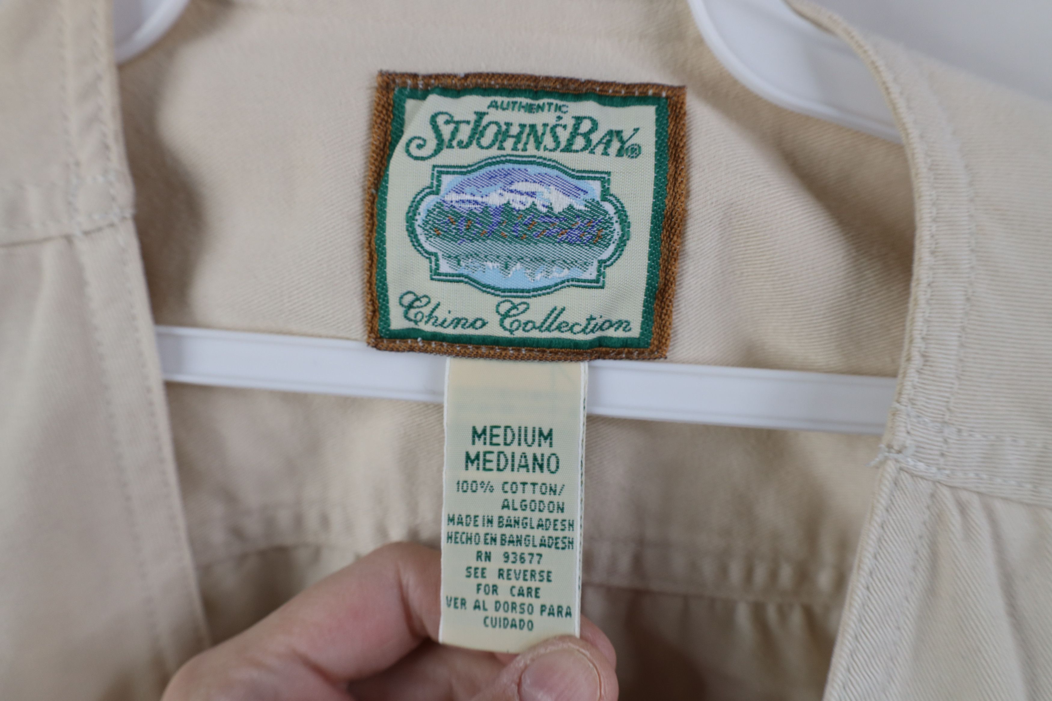 Vintage Vintage 90s Streetwear Buckle Back Vest Jacket Beige Size M / US 6-8 / IT 42-44 - 8 Thumbnail
