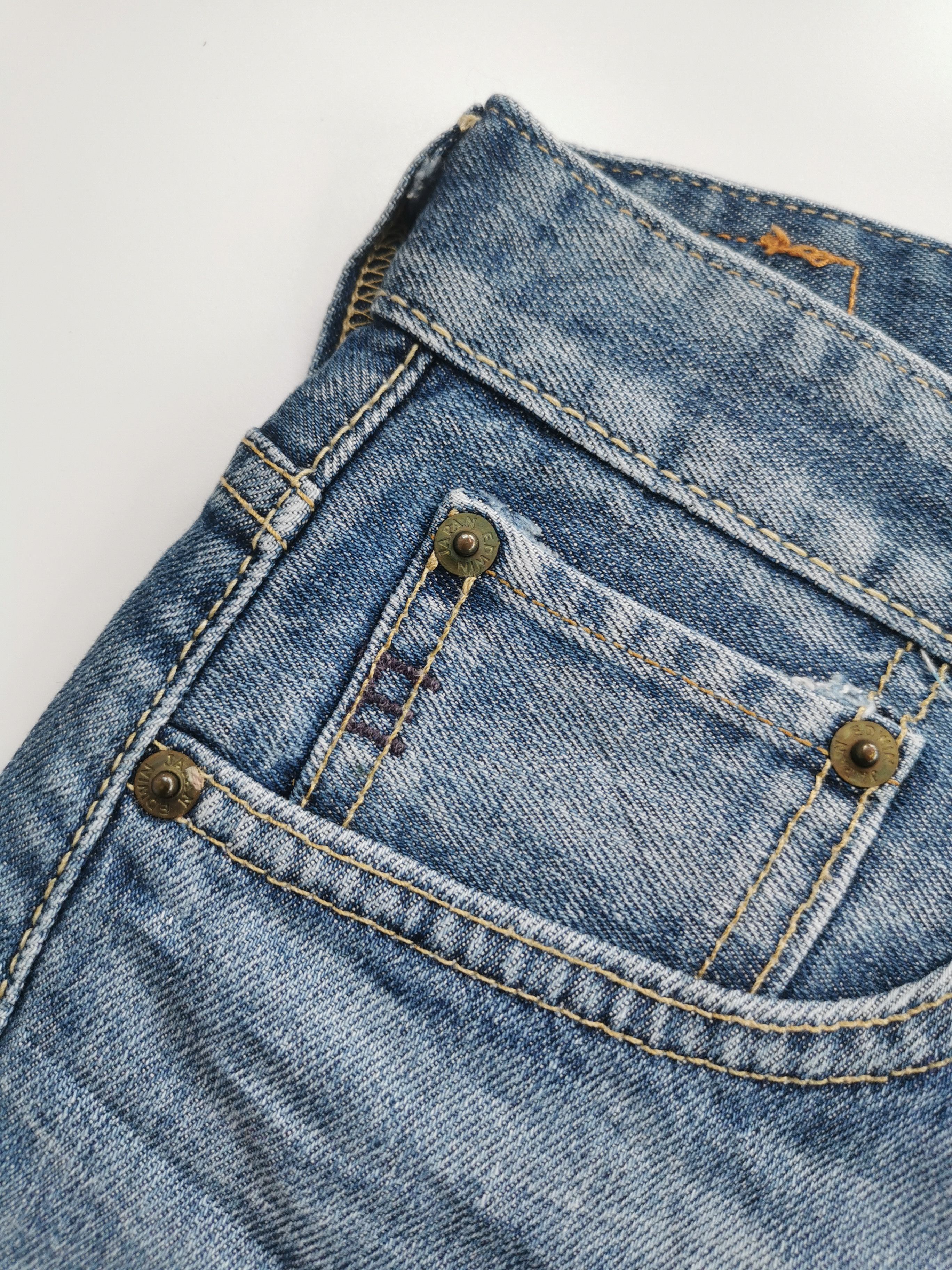 Sugar Cane Edwin Co Ltd Tokyo Japan Slim Selvedge Chainstitch DenimJean Size US 29 - 10 Thumbnail