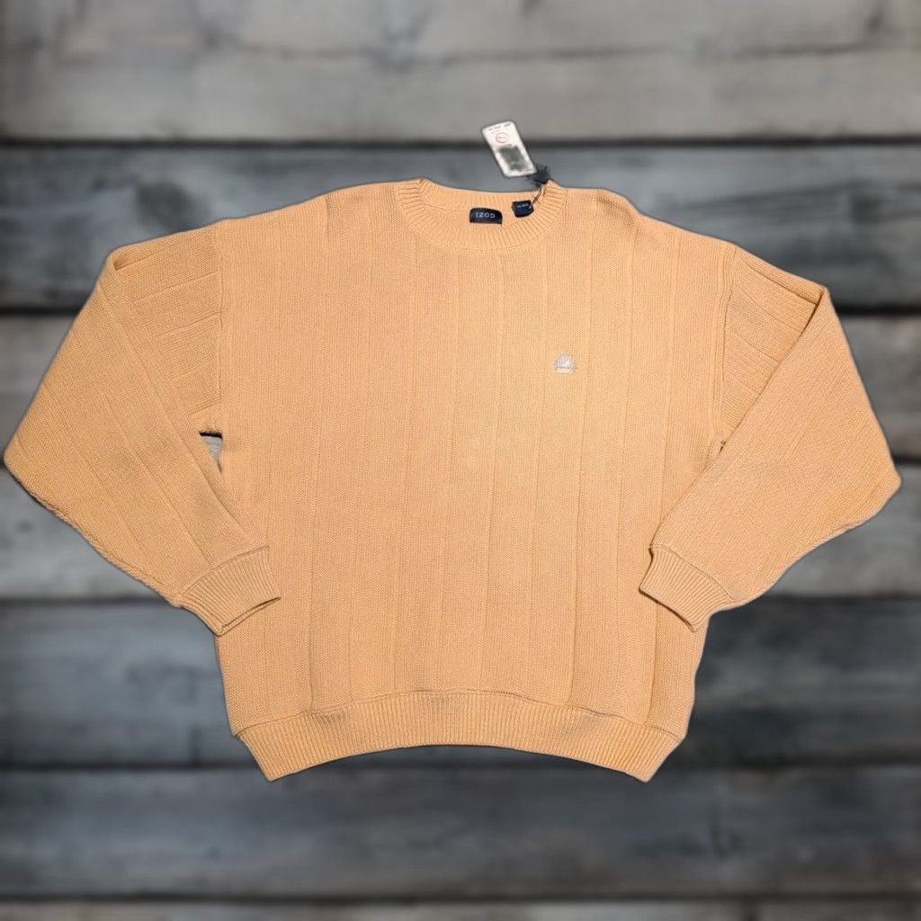 Izod VINTAGE Izod Mens Sweater Crested Crew Size Medium NEW Size US M / EU 48-50 / 2 - 1 Thumbnail