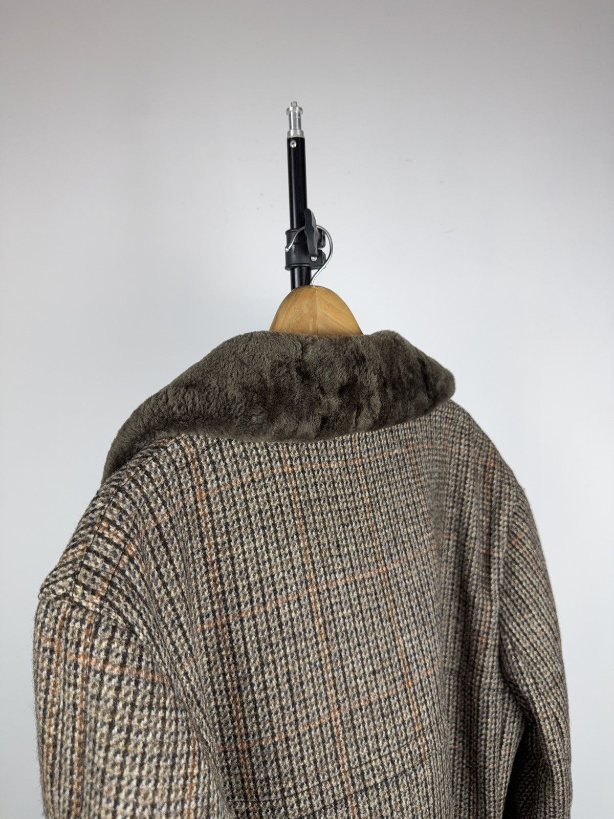 Vintage Vintage Shearling Wool Coat Borg Lined Heavy Winter Size US L / EU 52-54 / 3 - 17 Thumbnail