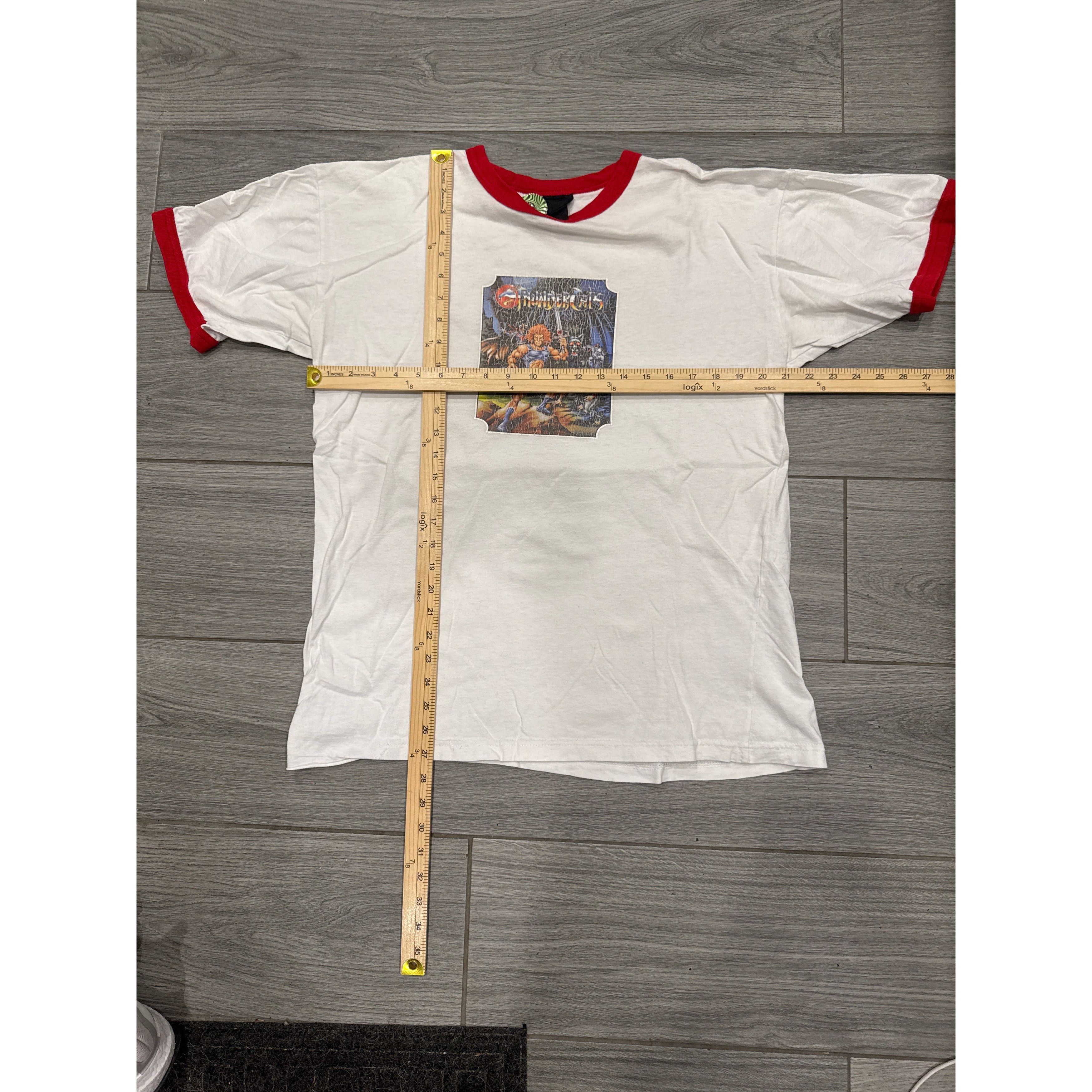Other 90s Thundercats Cartoon Promo Red/White Ringer Changes Large Size US L / EU 52-54 / 3 - 4 Thumbnail