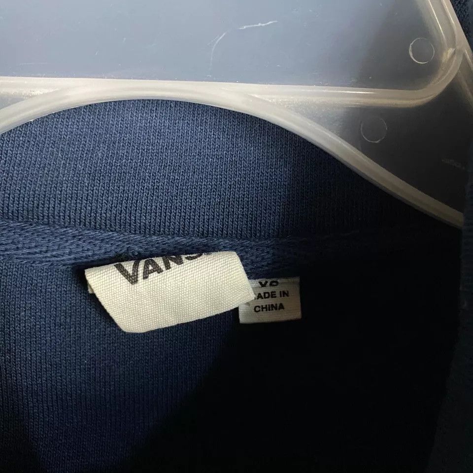 Vans Vans 1/2 Zip Fleece Women's XS Pullover Navy Blue Cotton Size XS / US 0-2 / IT 36-38 - 4 Thumbnail