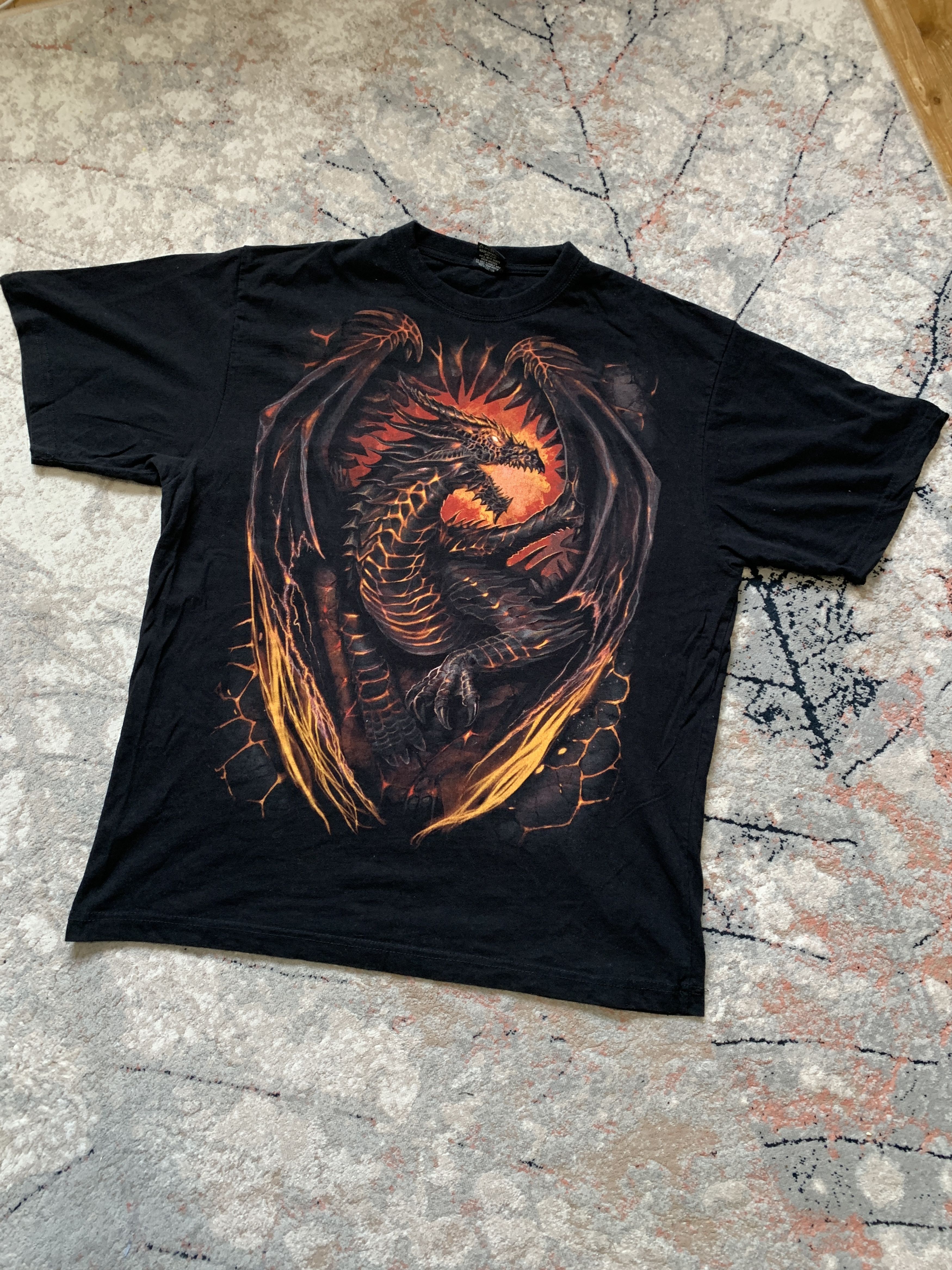 Other Vintage Spiral Dragon Tee Size US XXL / EU 58 / 5 - 1 Thumbnail