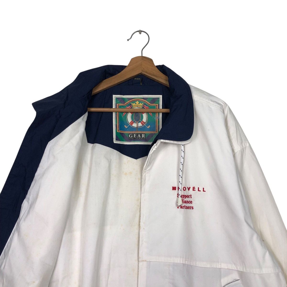 Japanese Brand 📌Vintage Bomber Jacket Gear For Sport Lining Issey Miyake Size US L / EU 52-54 / 3 - 13 Thumbnail