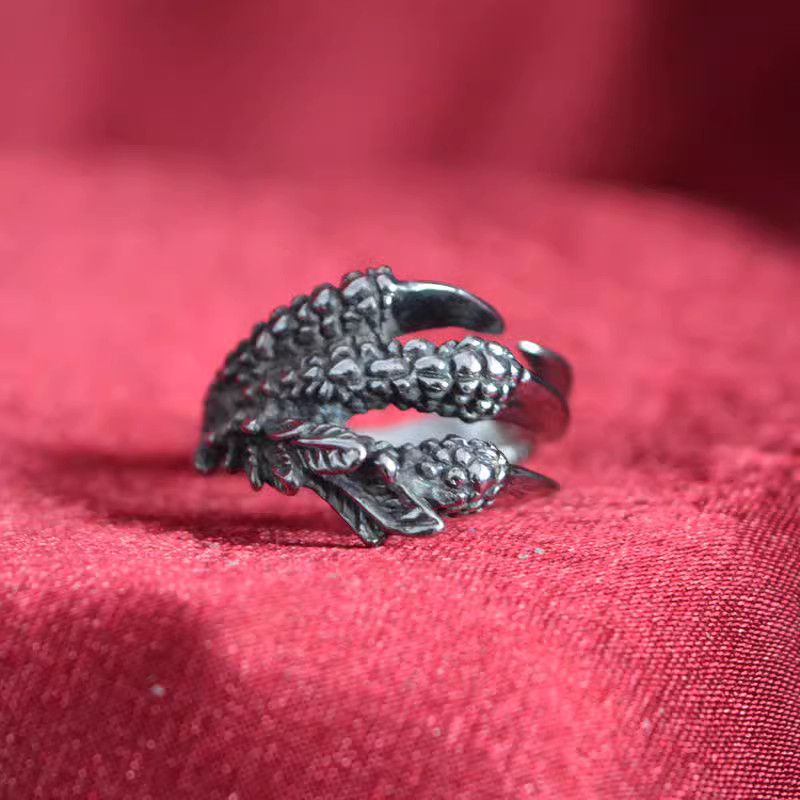 Jewelry Eagle's Claw Jewelry Rings Open Size Chrome Ring (Size 7-13) Size ONE SIZE - 1 Thumbnail