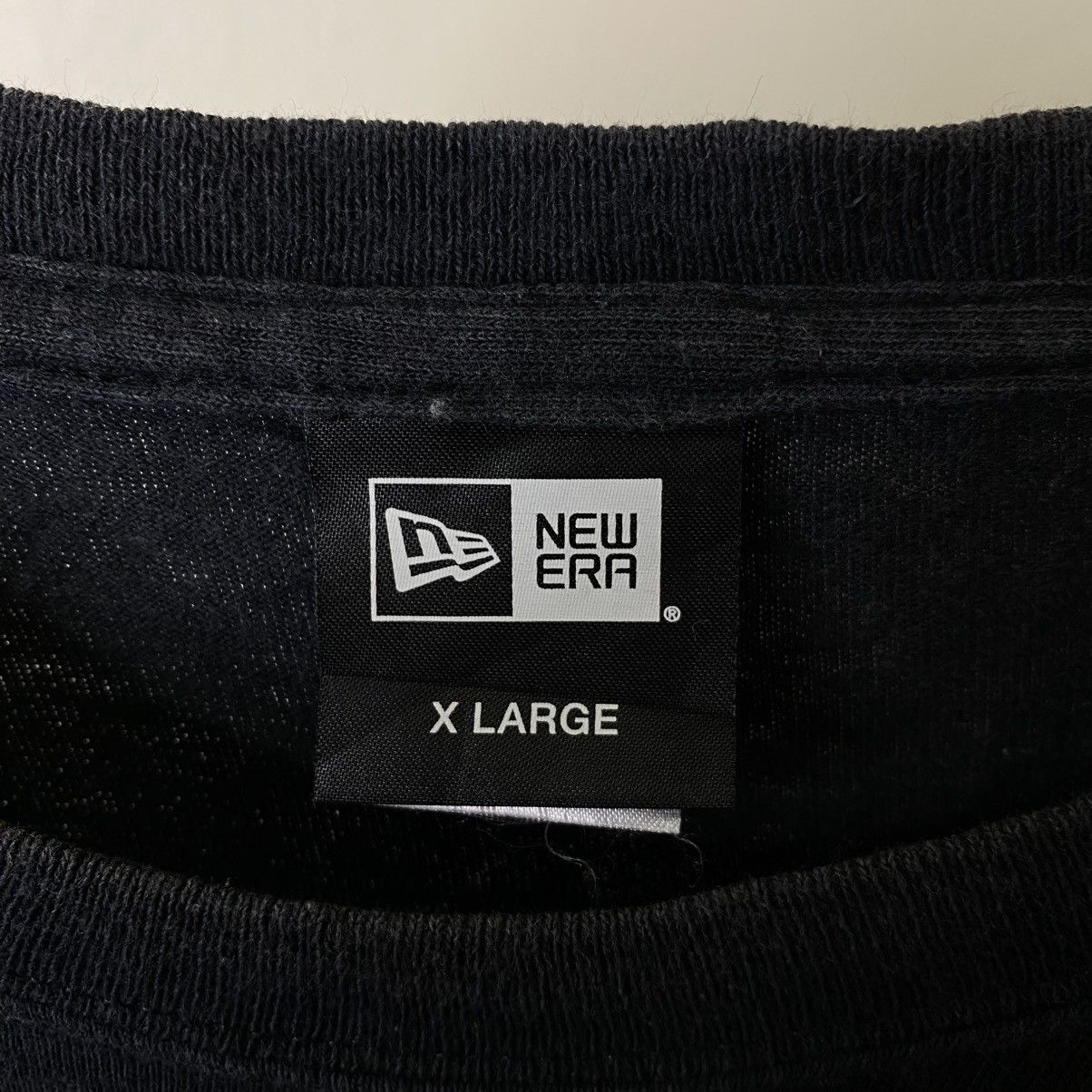 New Era New Era Black Blank T Shirt Size US XL / EU 56 / 4 - 4 Thumbnail