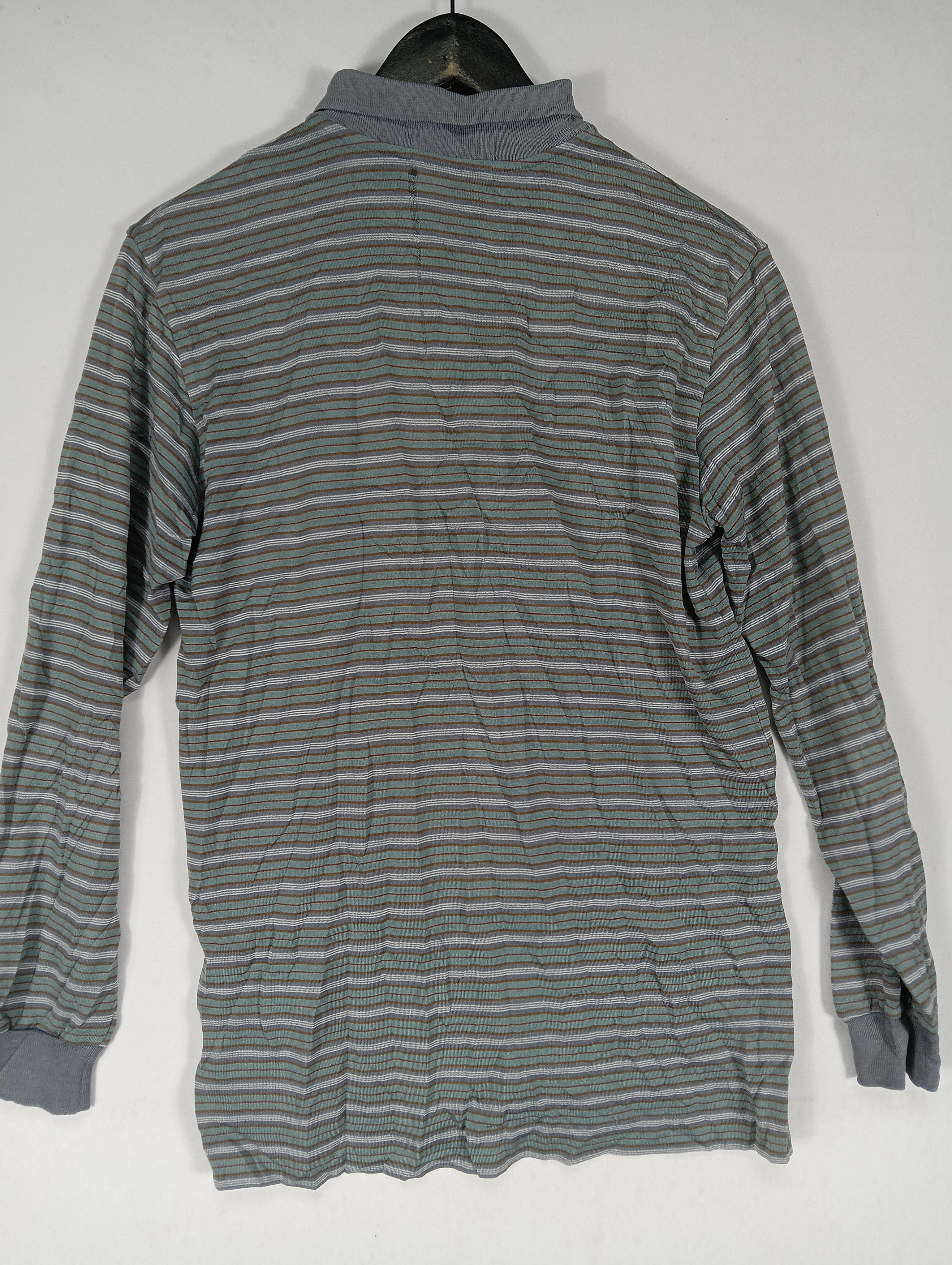 Jantzen × Vintage JANTZEN LONG SLEEVE VINTAGE TEE COLAR DISTRESSED Size US S / EU 44-46 / 1 - 9 Thumbnail