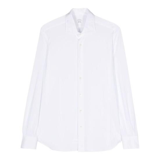 MAZZARELLI Men Long Tops GOLF CAMICIA BIANC WHITE