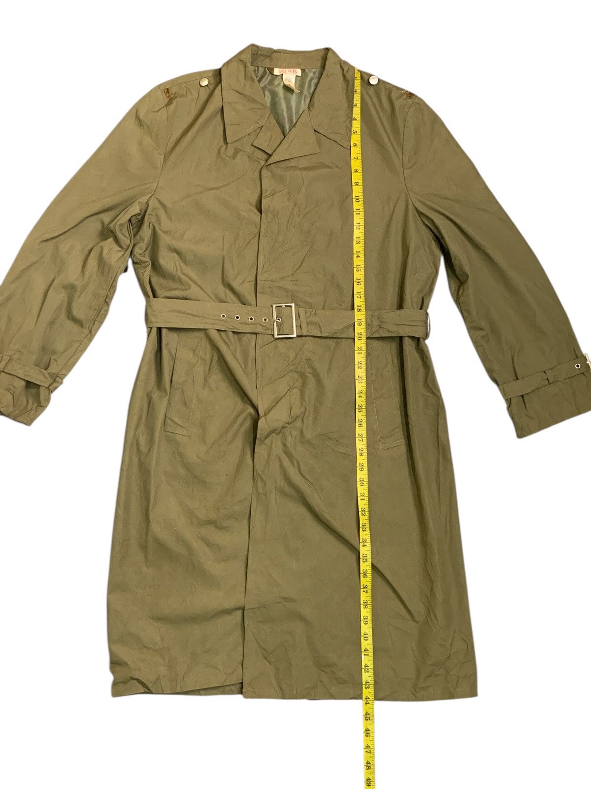 Vintage Rare Design Vintage Germany Military Trench Coat Size US M / EU 48-50 / 2 - 7 Thumbnail
