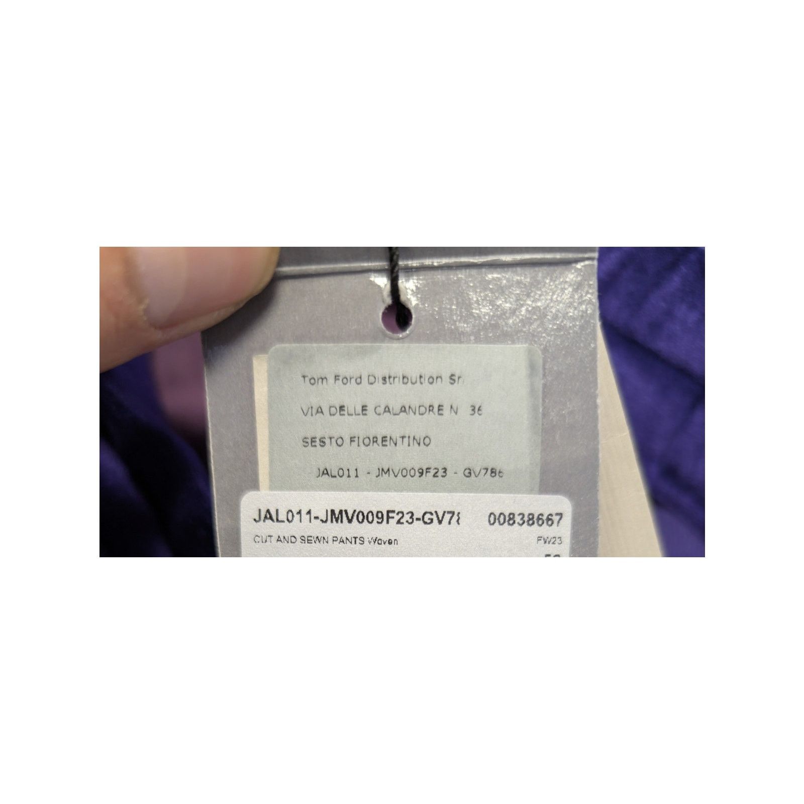 Tom Ford o1rshd1 Cut and Sewn Pants Woven Pants in Purple Size US 36 / EU 52 - 21 Thumbnail